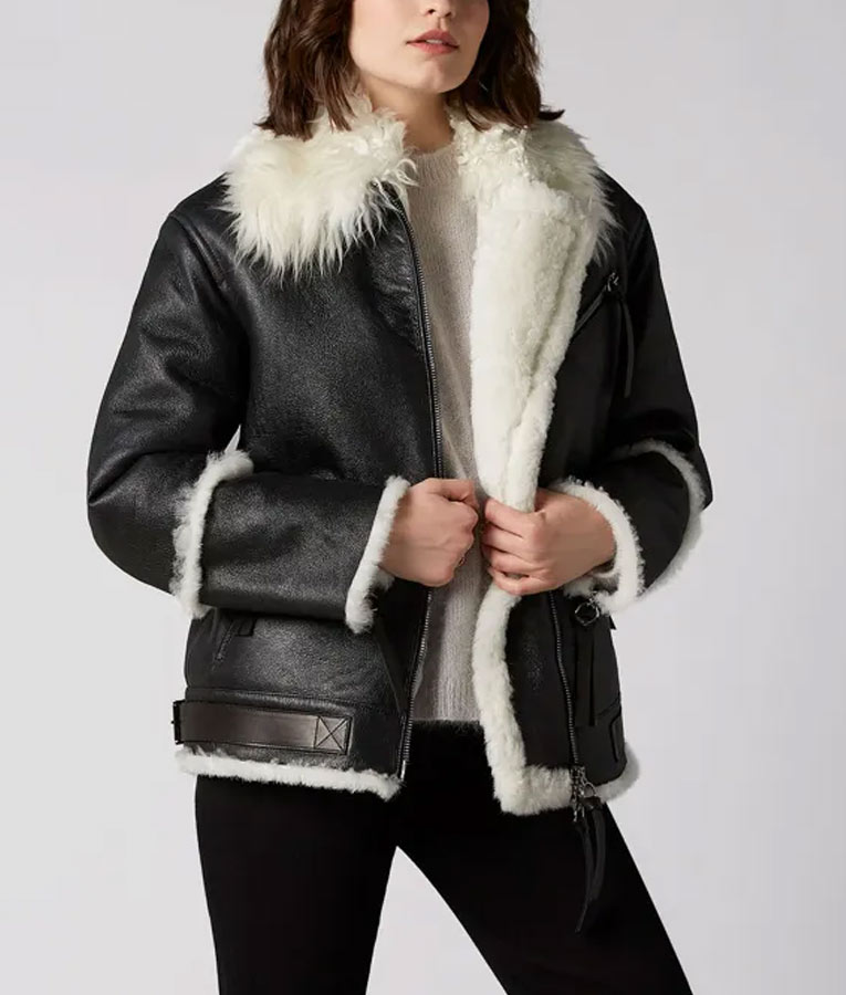 Landry Black Aviator Jacket