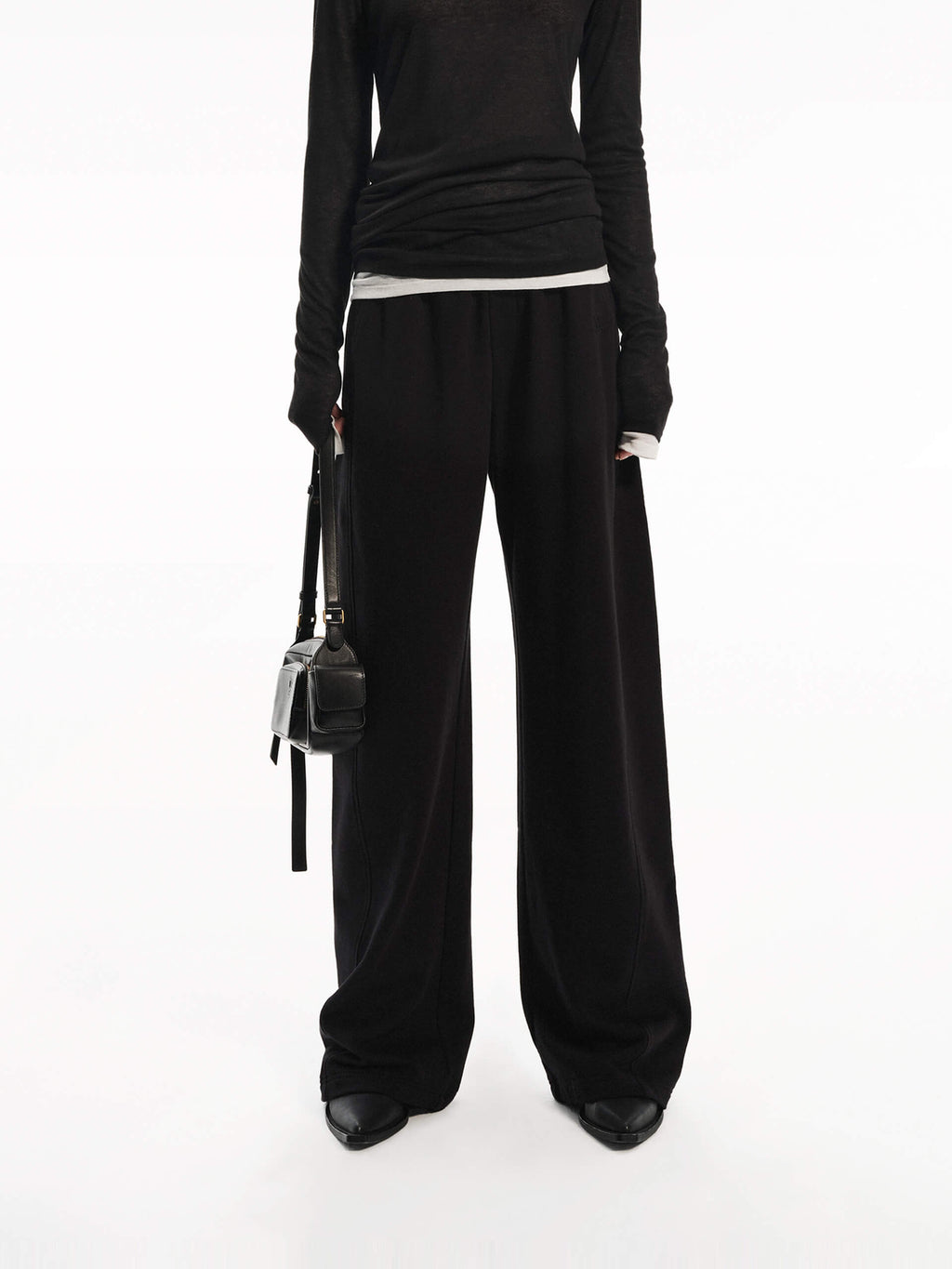 Cotton Wide Leg Pants