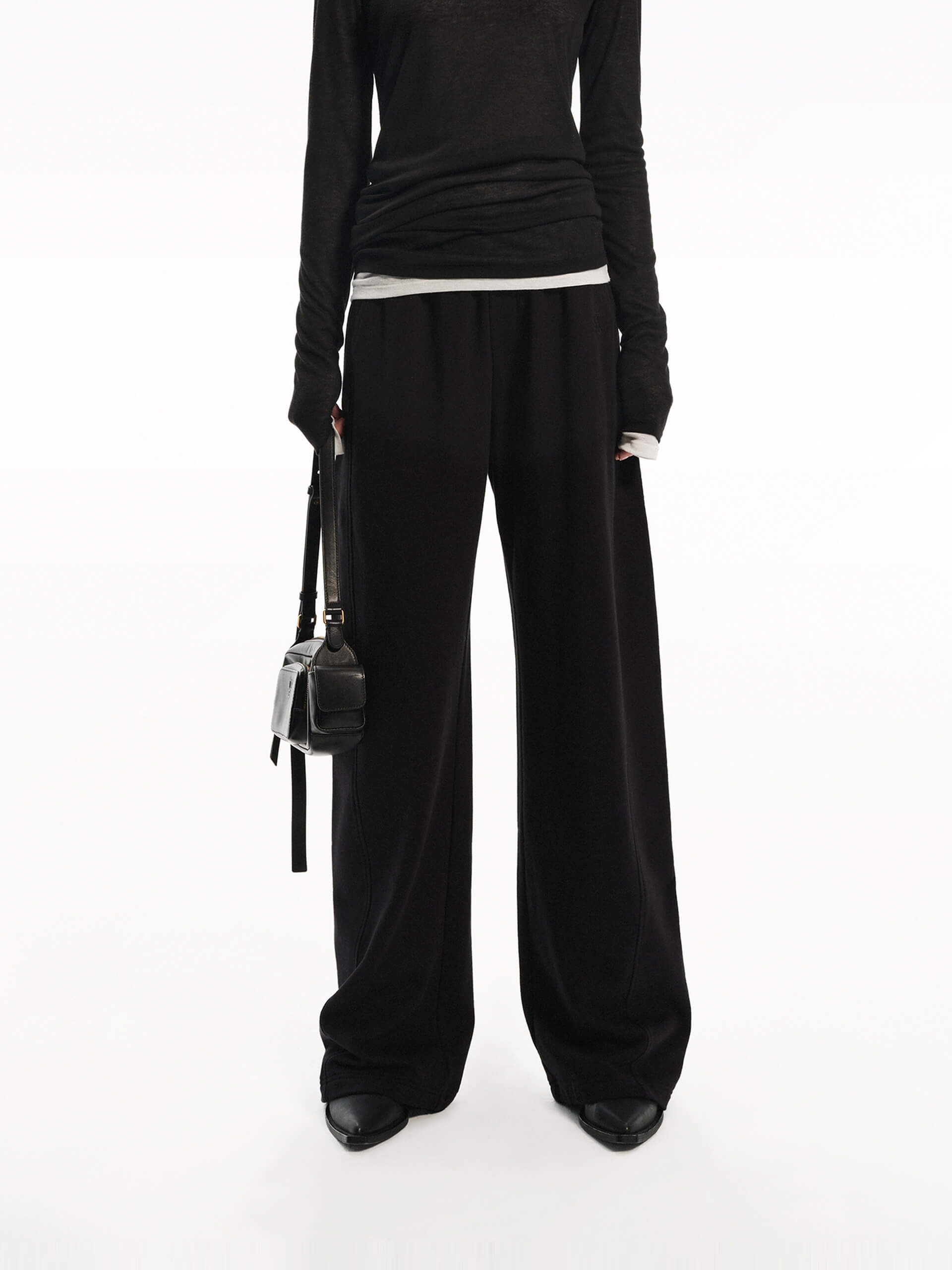 Cotton Wide Leg Pants