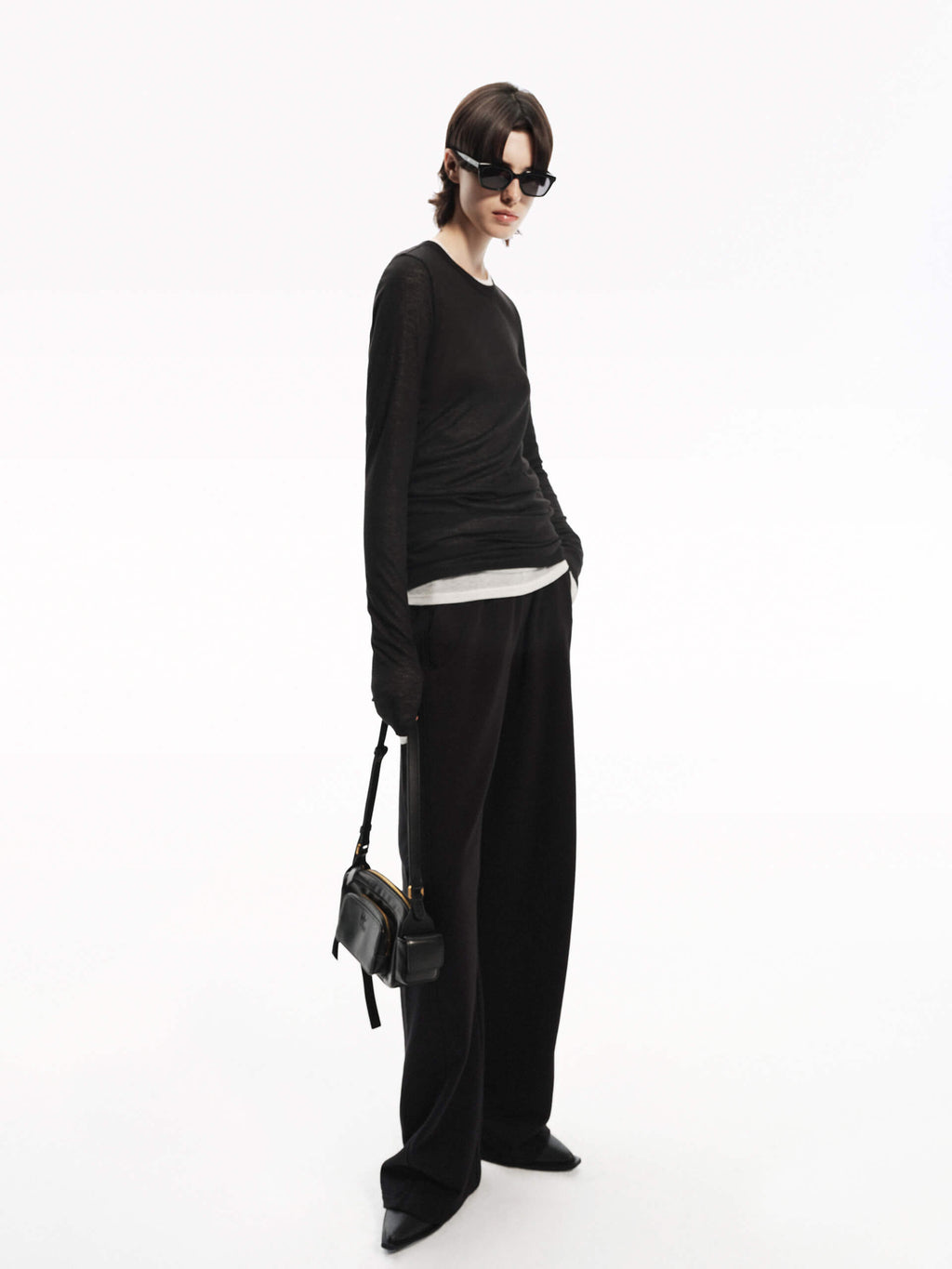 Cotton Wide Leg Pants