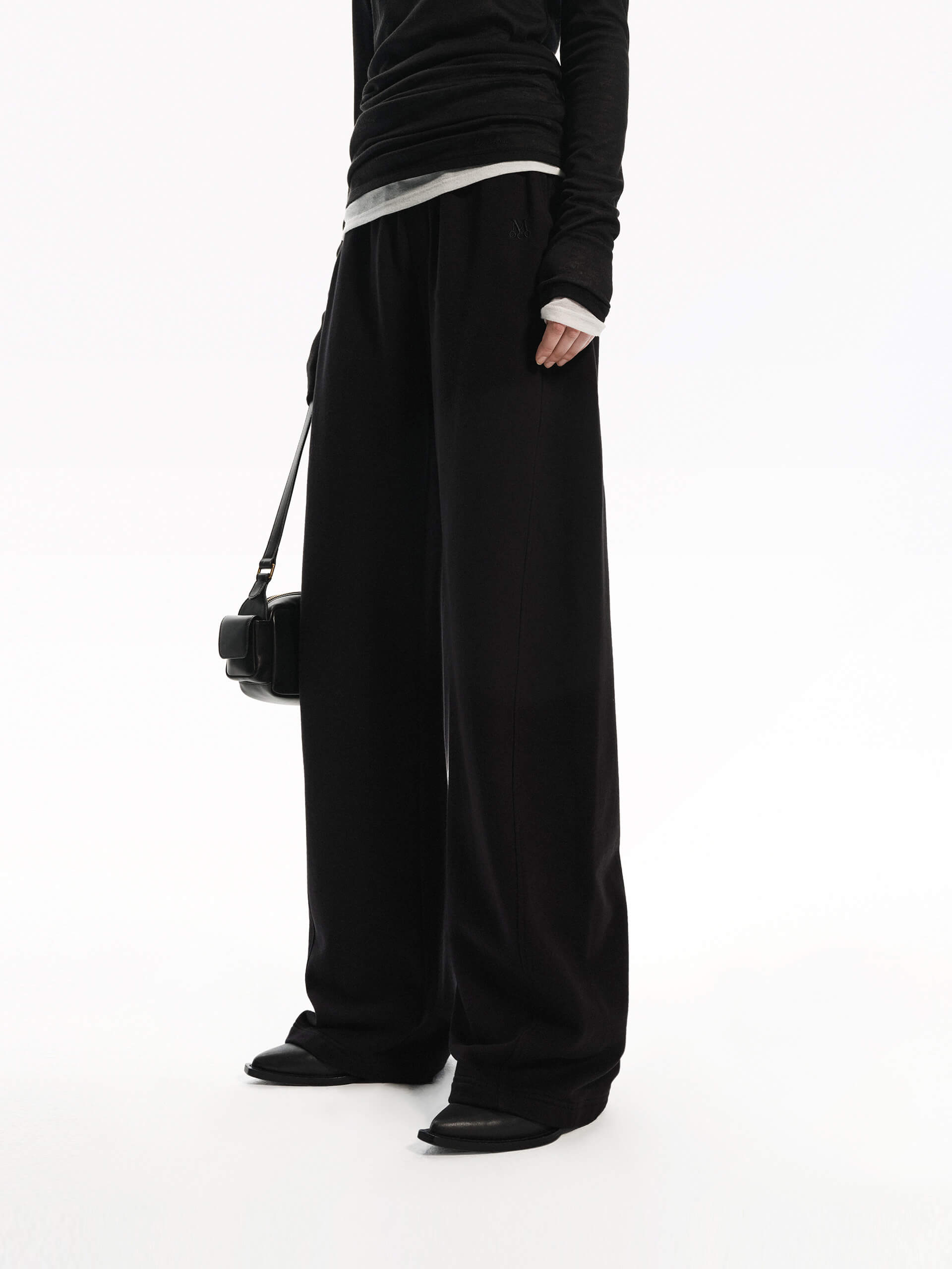 Cotton Wide Leg Pants