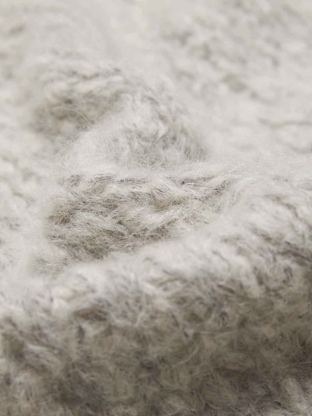 Distressed Detail Fluffy Cardigan