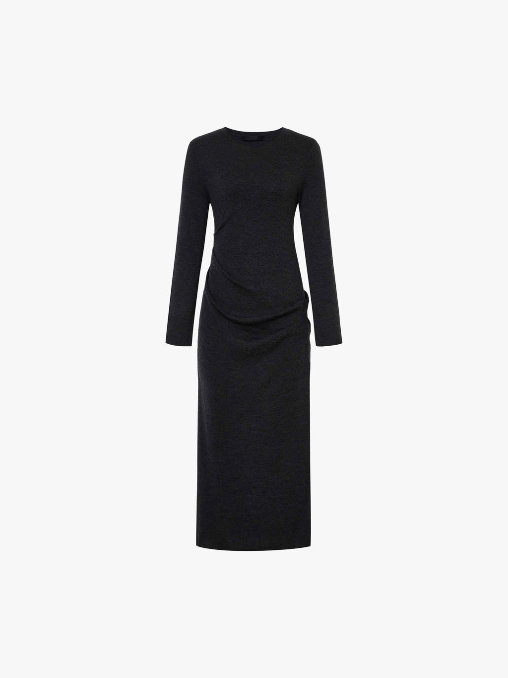 Midi Length Wool Dress