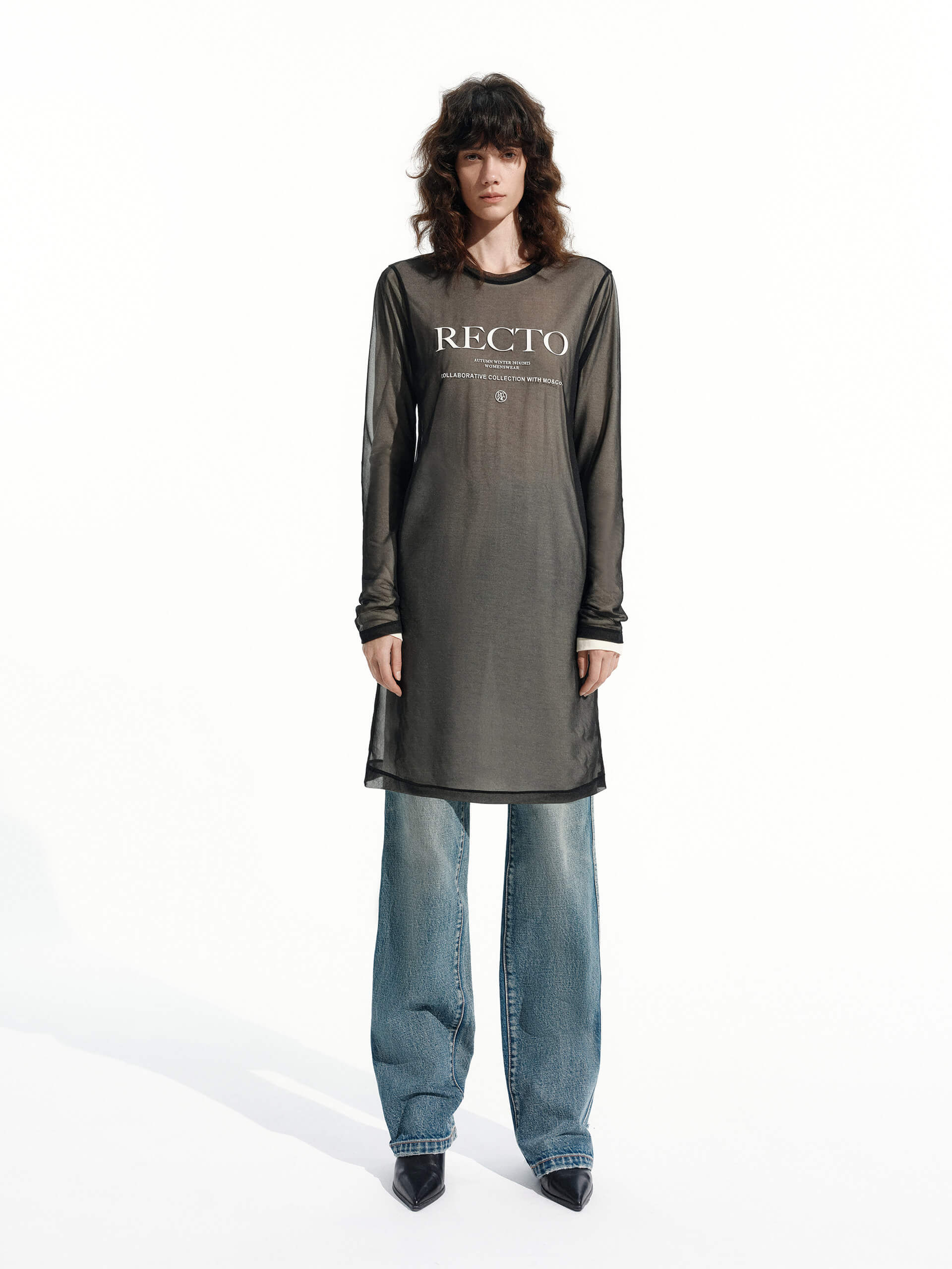 Front Logo Midi Dress
