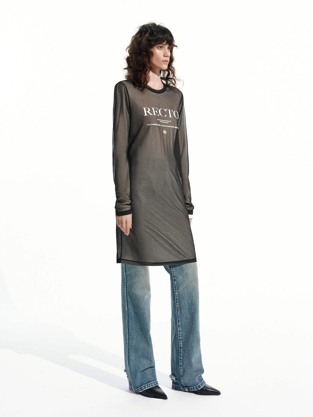 Front Logo Midi Dress