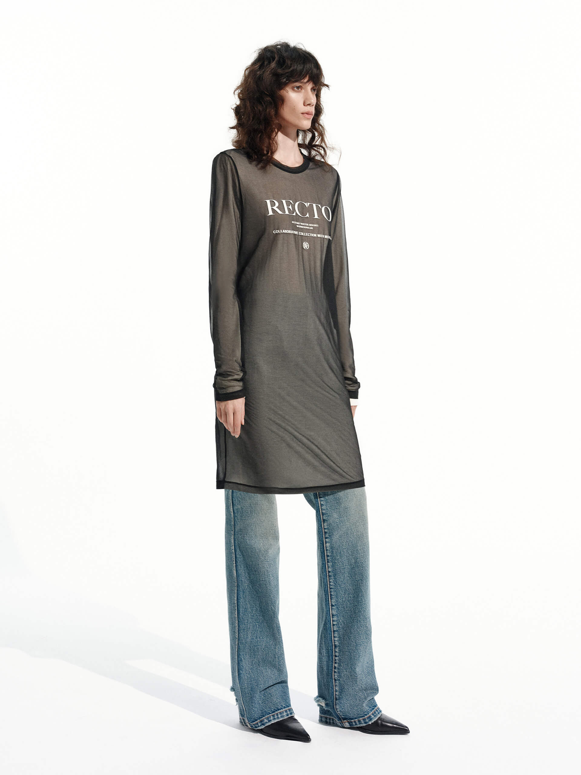 Front Logo Midi Dress