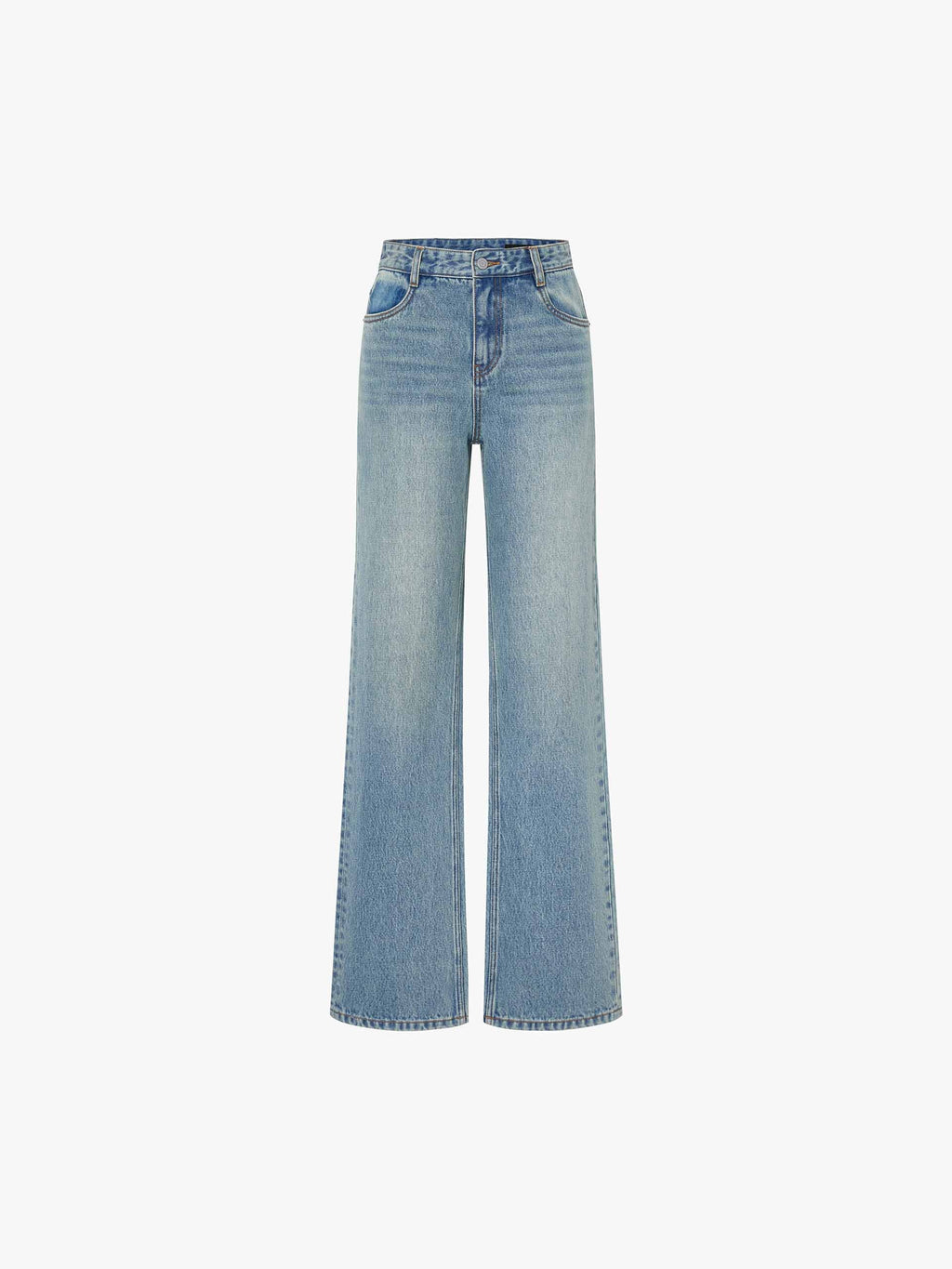 Light Blue Straight Jeans