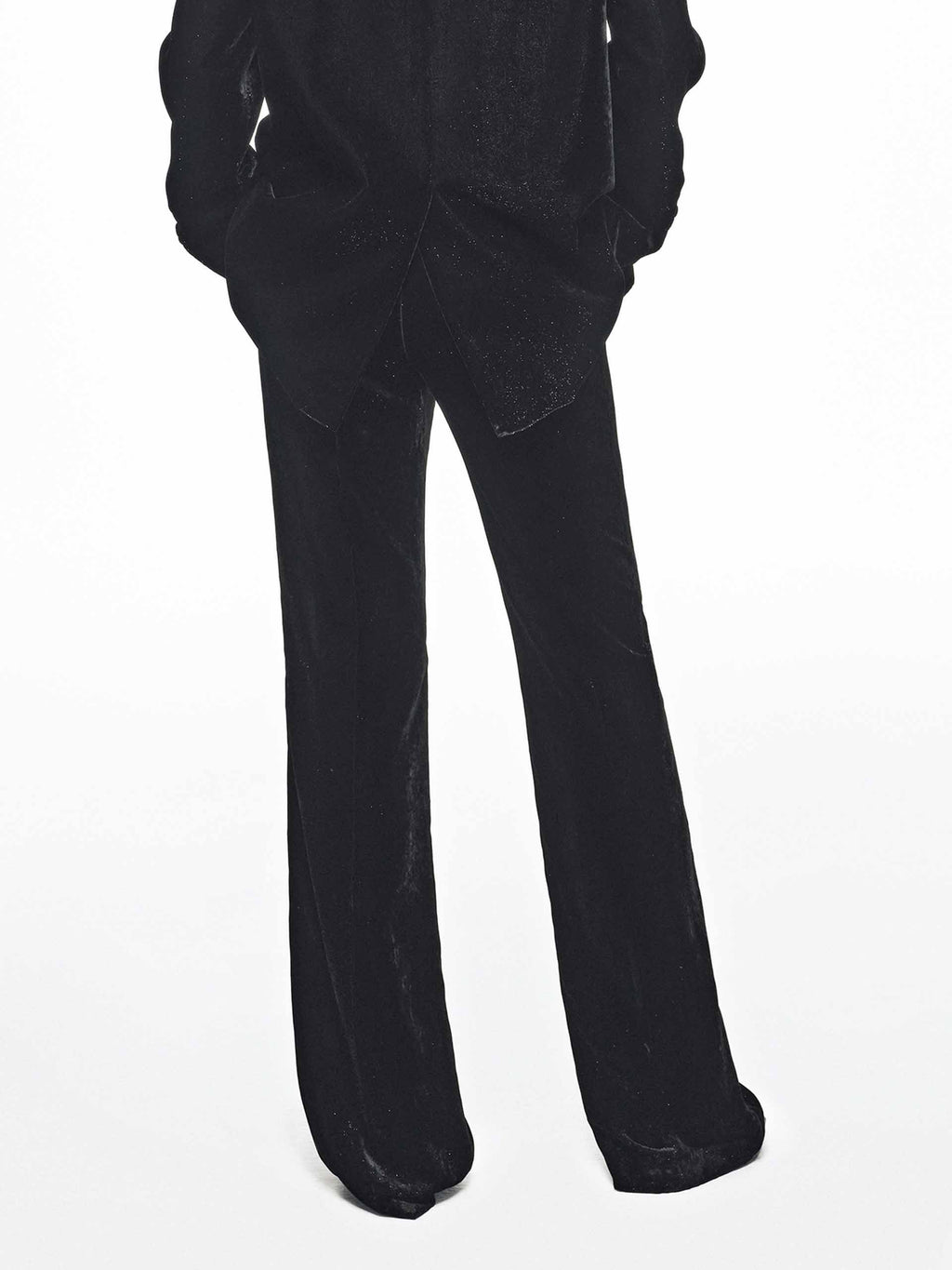 Soft Straight Velvet Pants