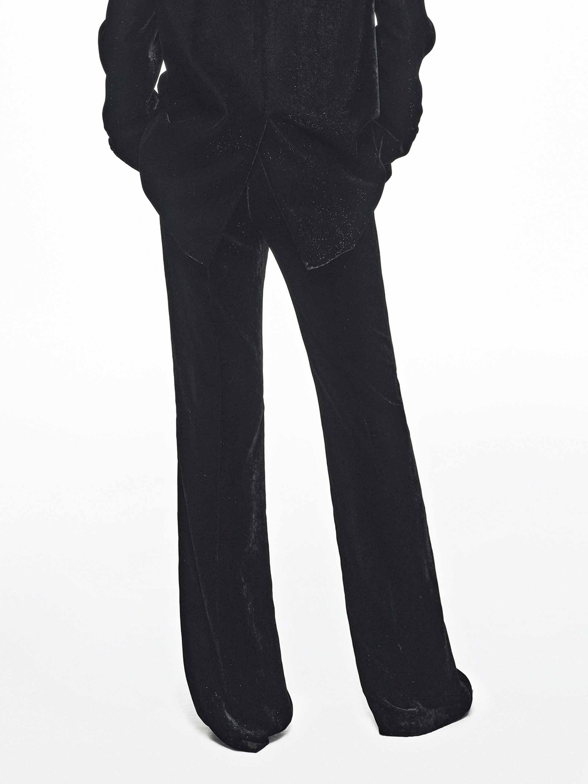Soft Straight Velvet Pants