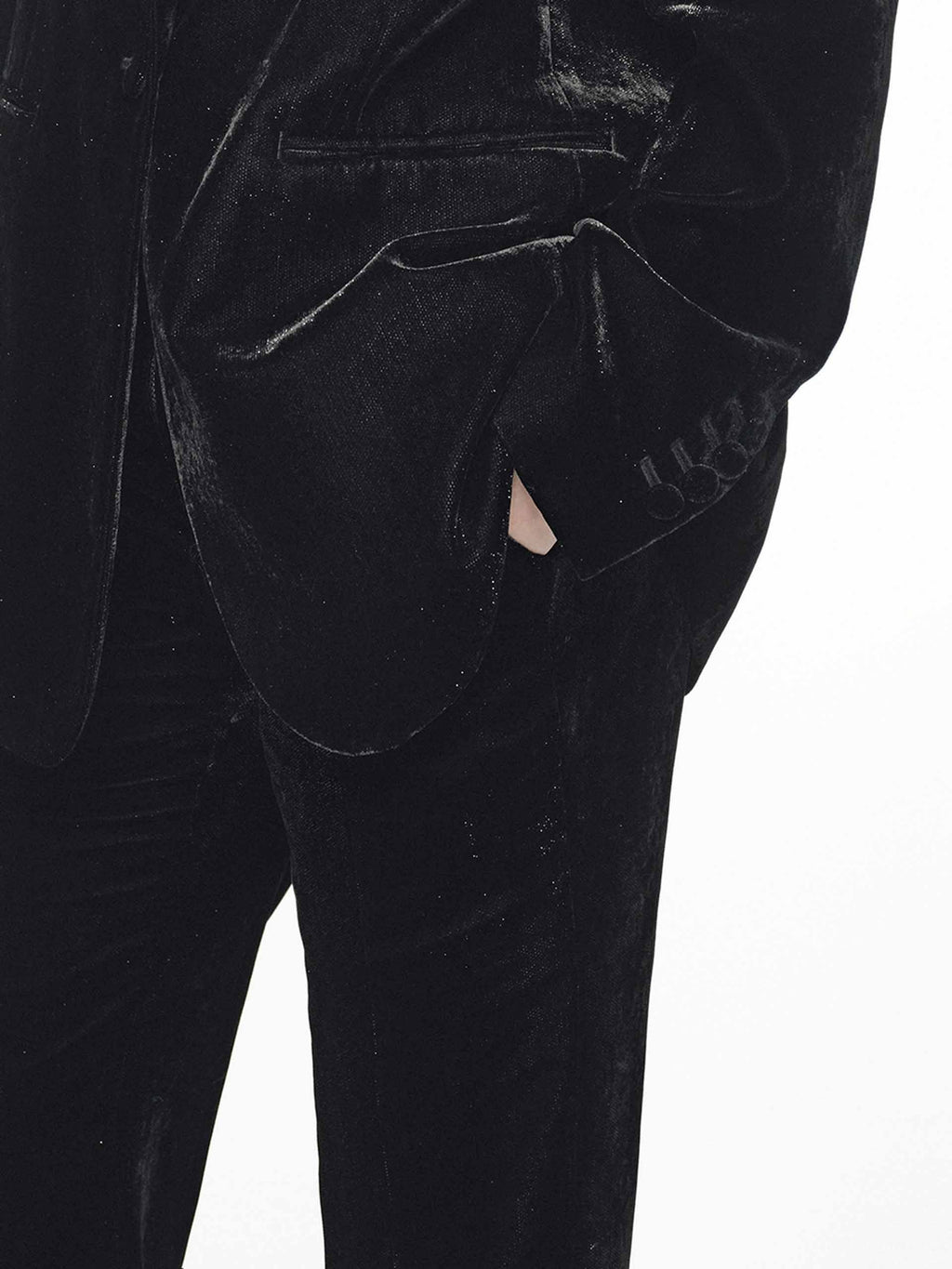 Soft Straight Velvet Pants
