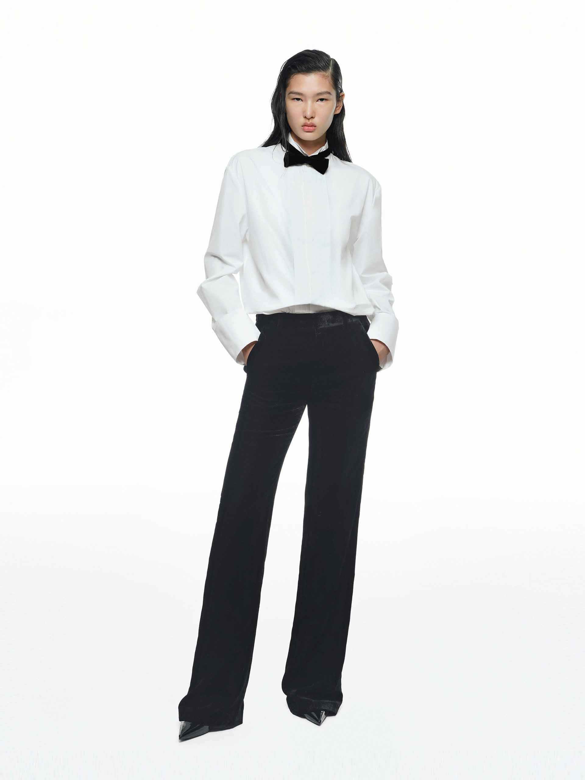 Include Bow Tie Cotton Shirt