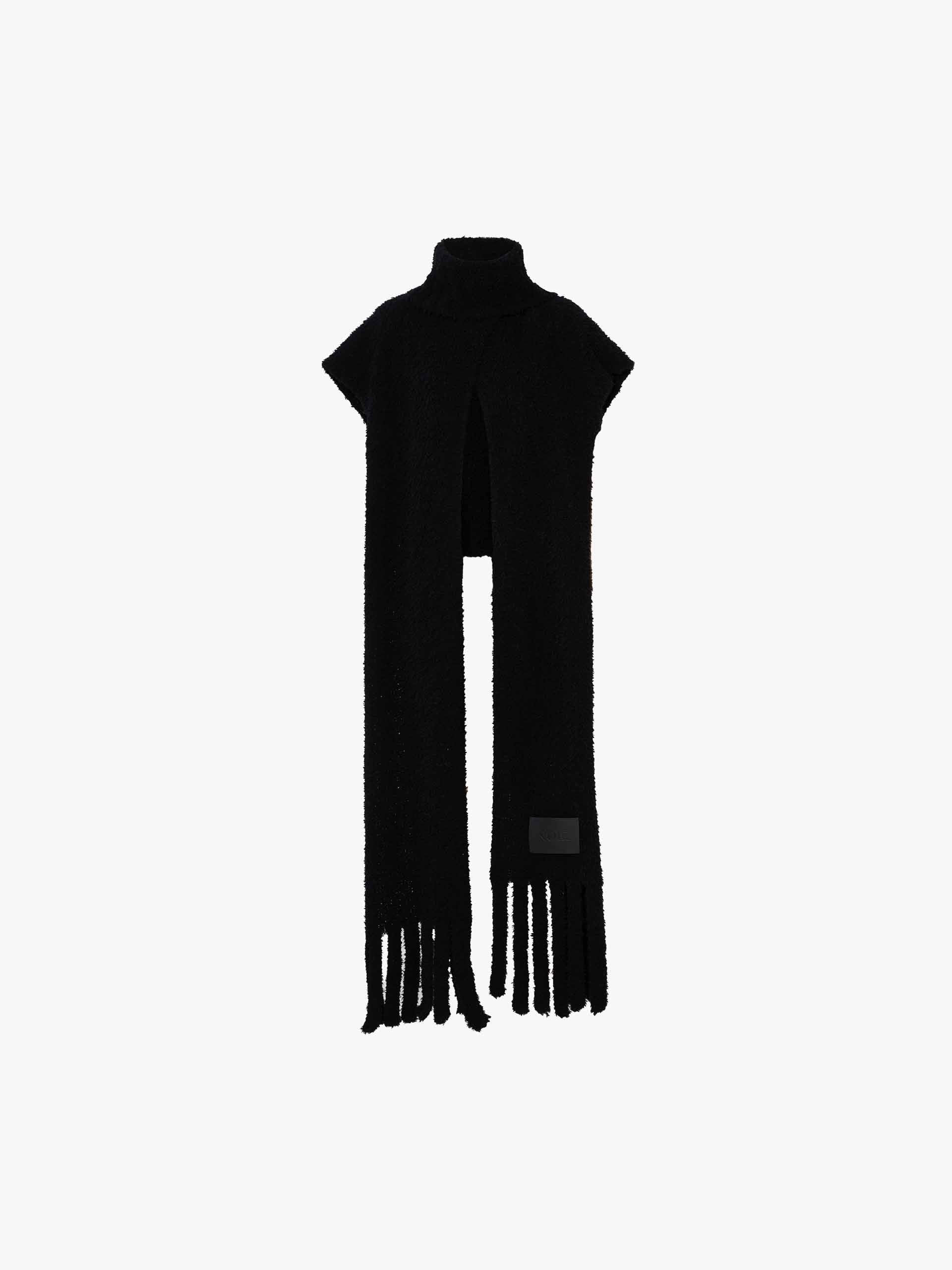 Scarf Detail Cropped Top