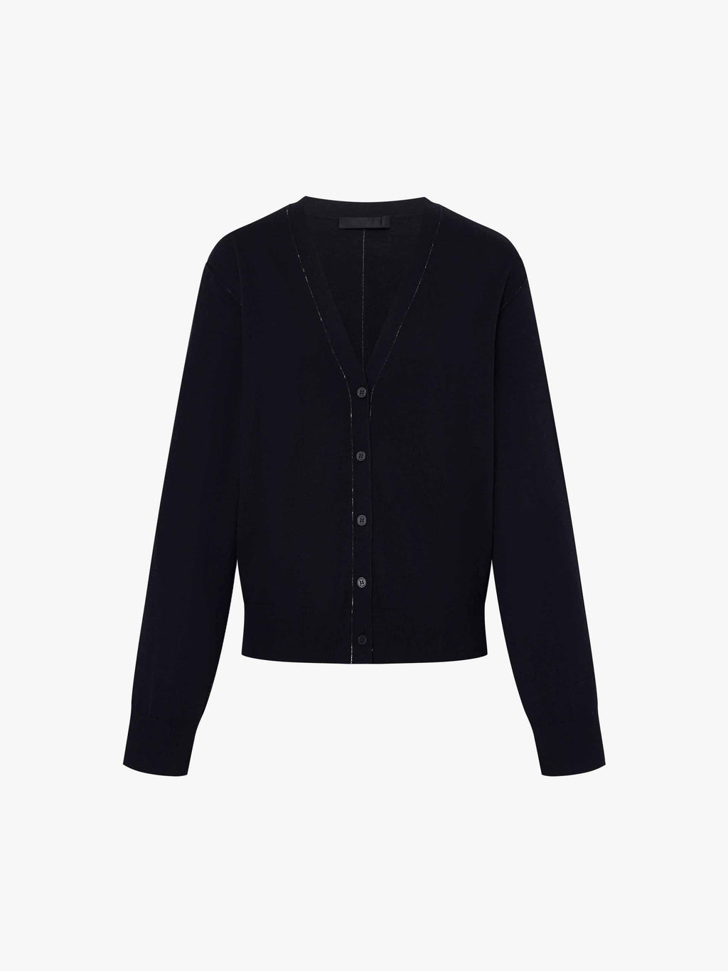 Seams Detail Wool Cardigan