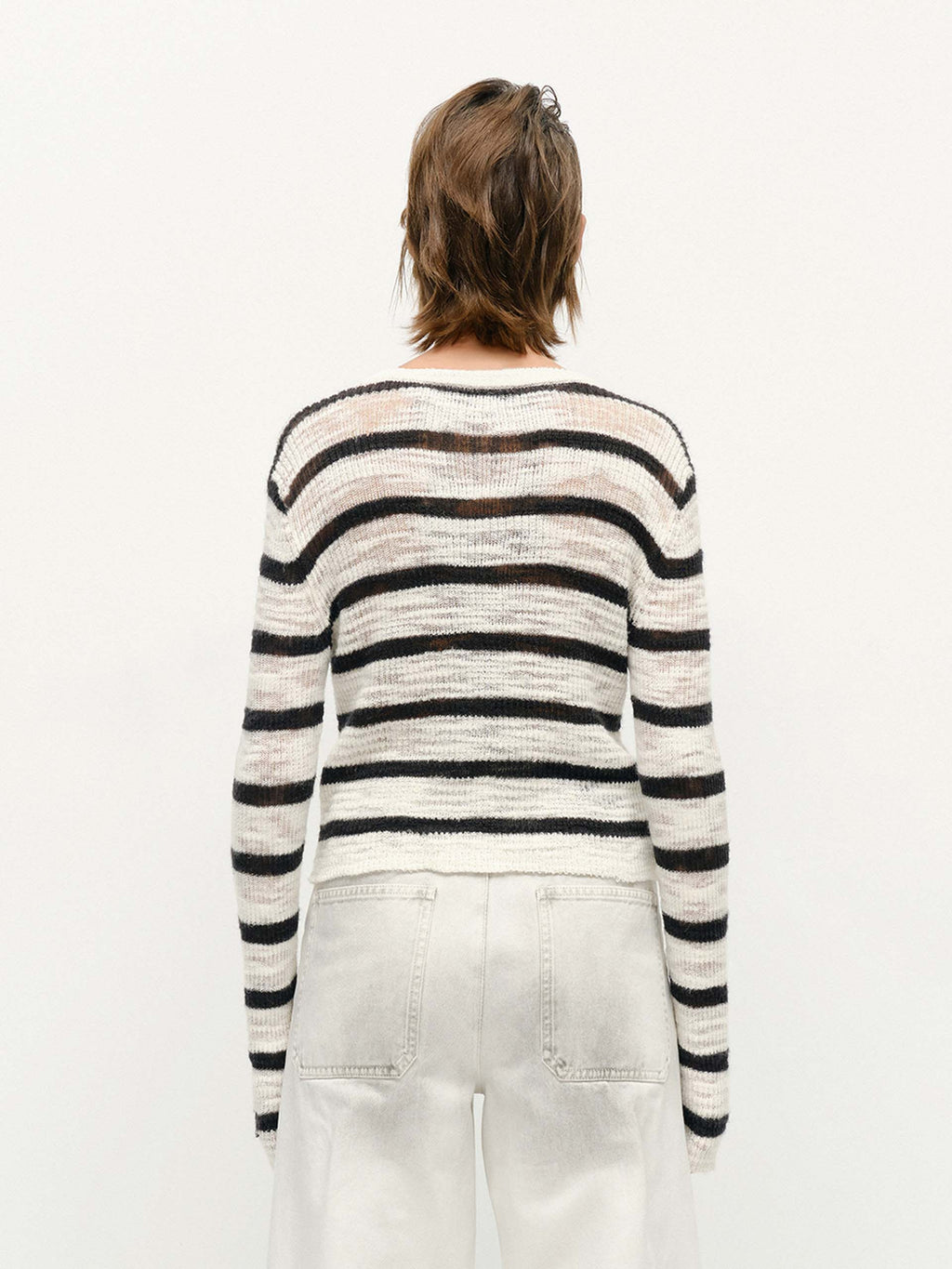 Linen Blend Textured Cardigan