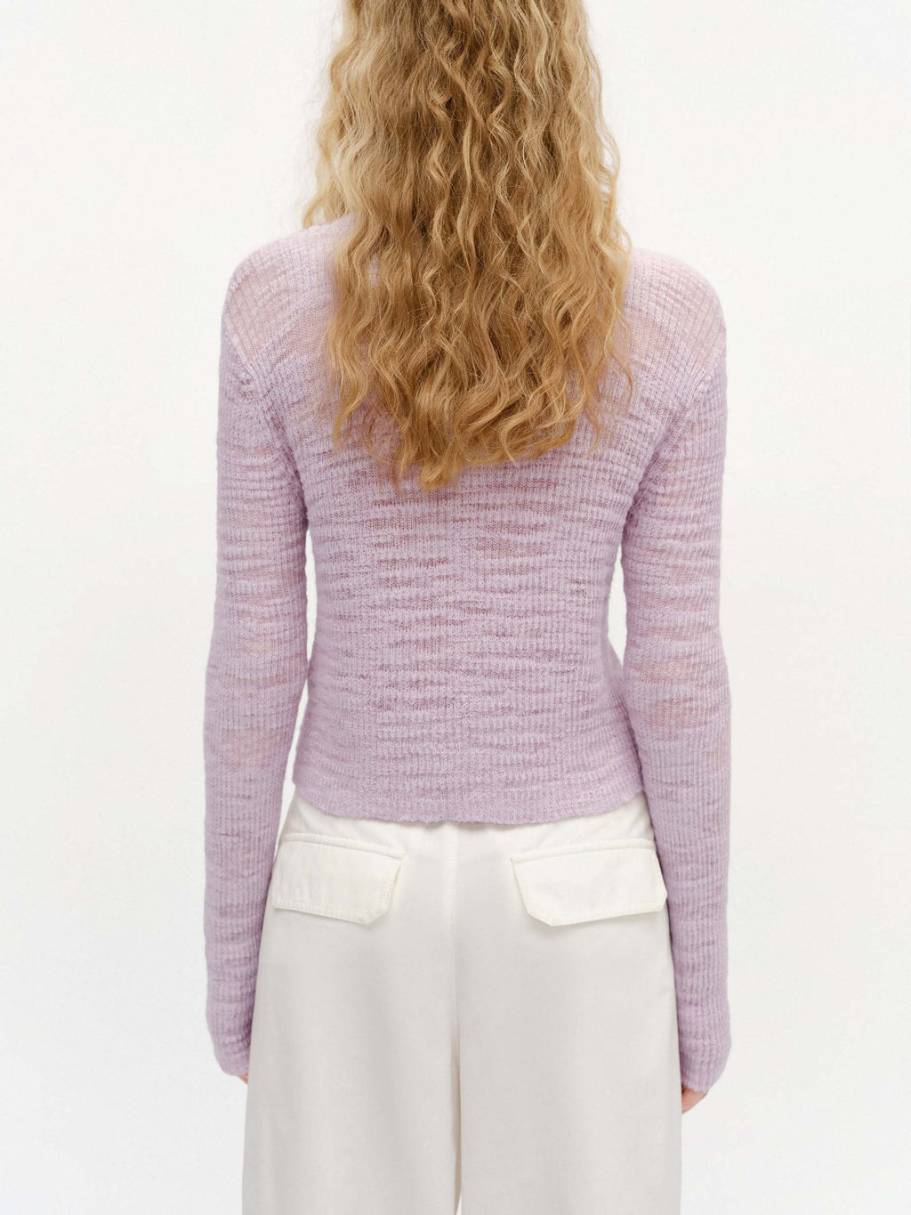 Linen Blend Textured Cardigan