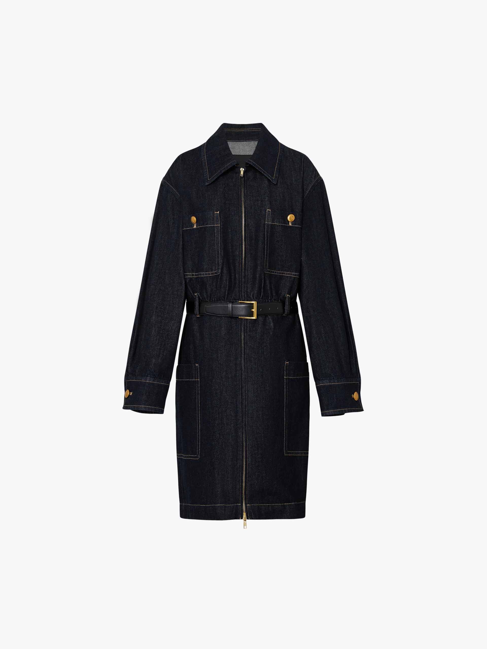 Relaxed Cotton Denim Dress