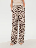 Tiger Striped Straight Trousers