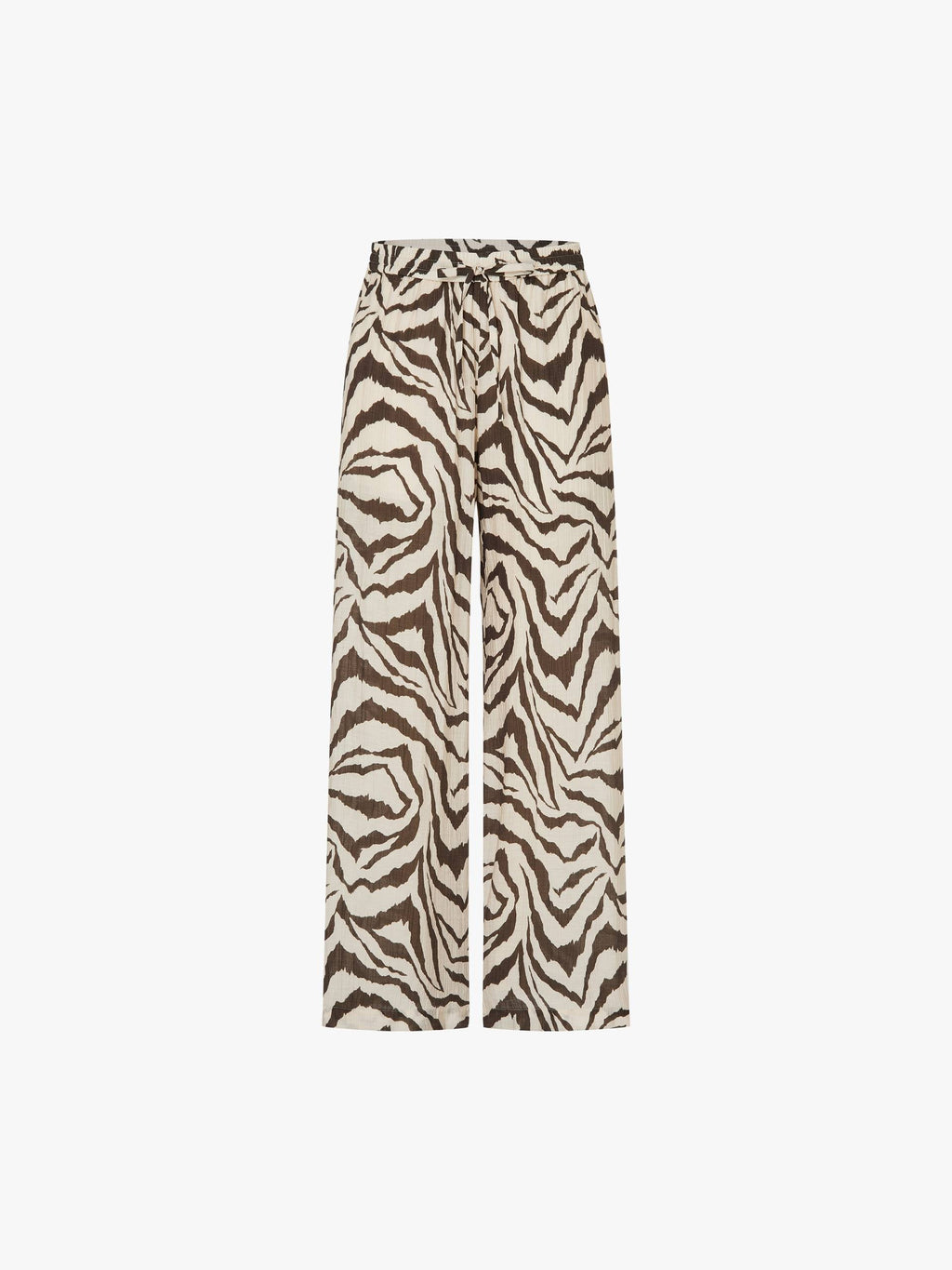 Tiger Striped Straight Trousers