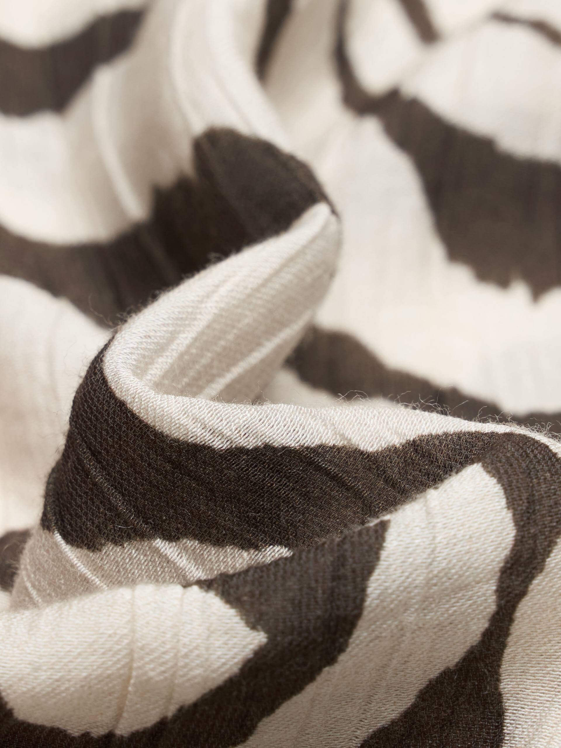 Tiger Striped Straight Trousers