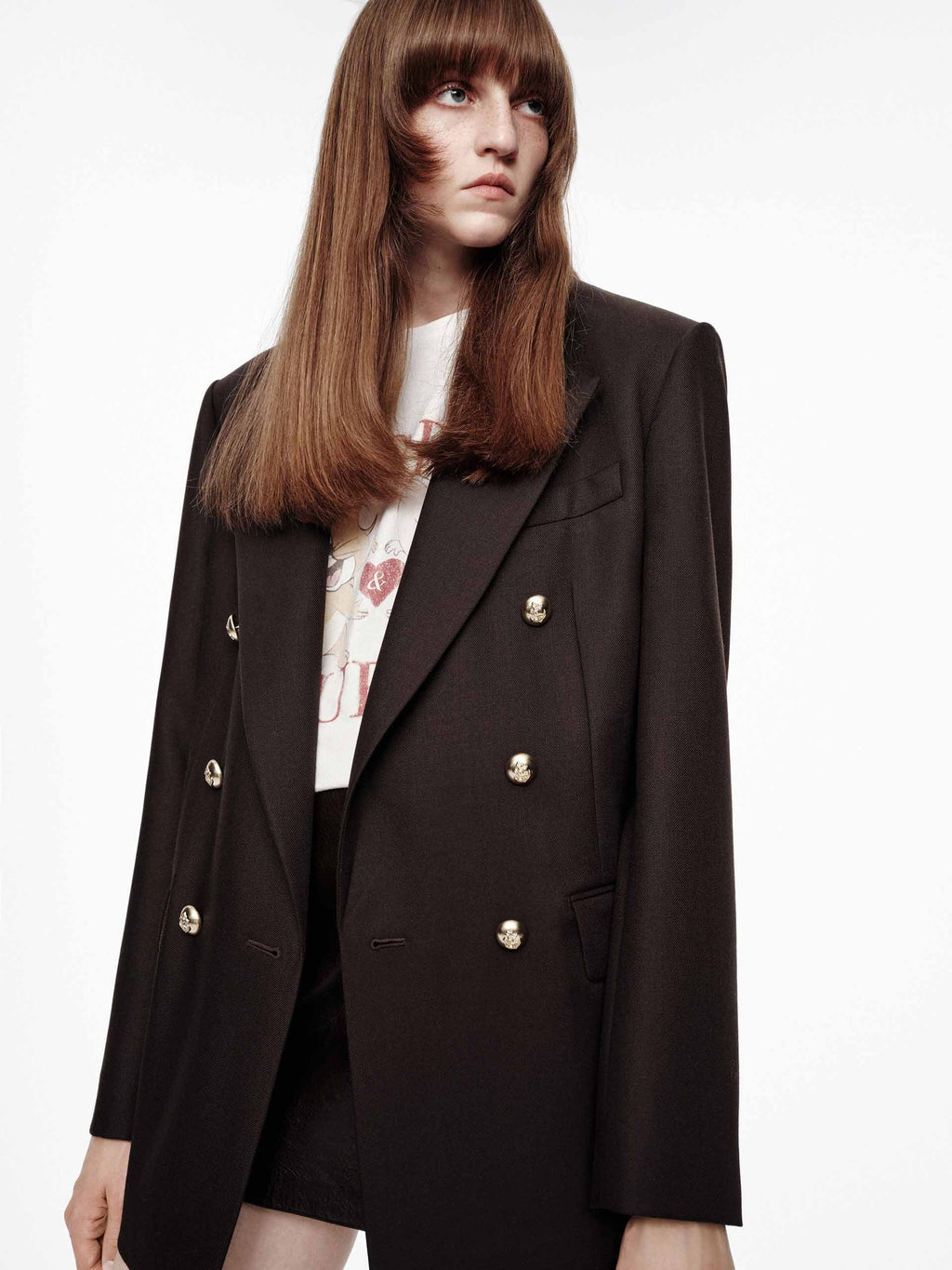 Metal Button Vintage Blazer