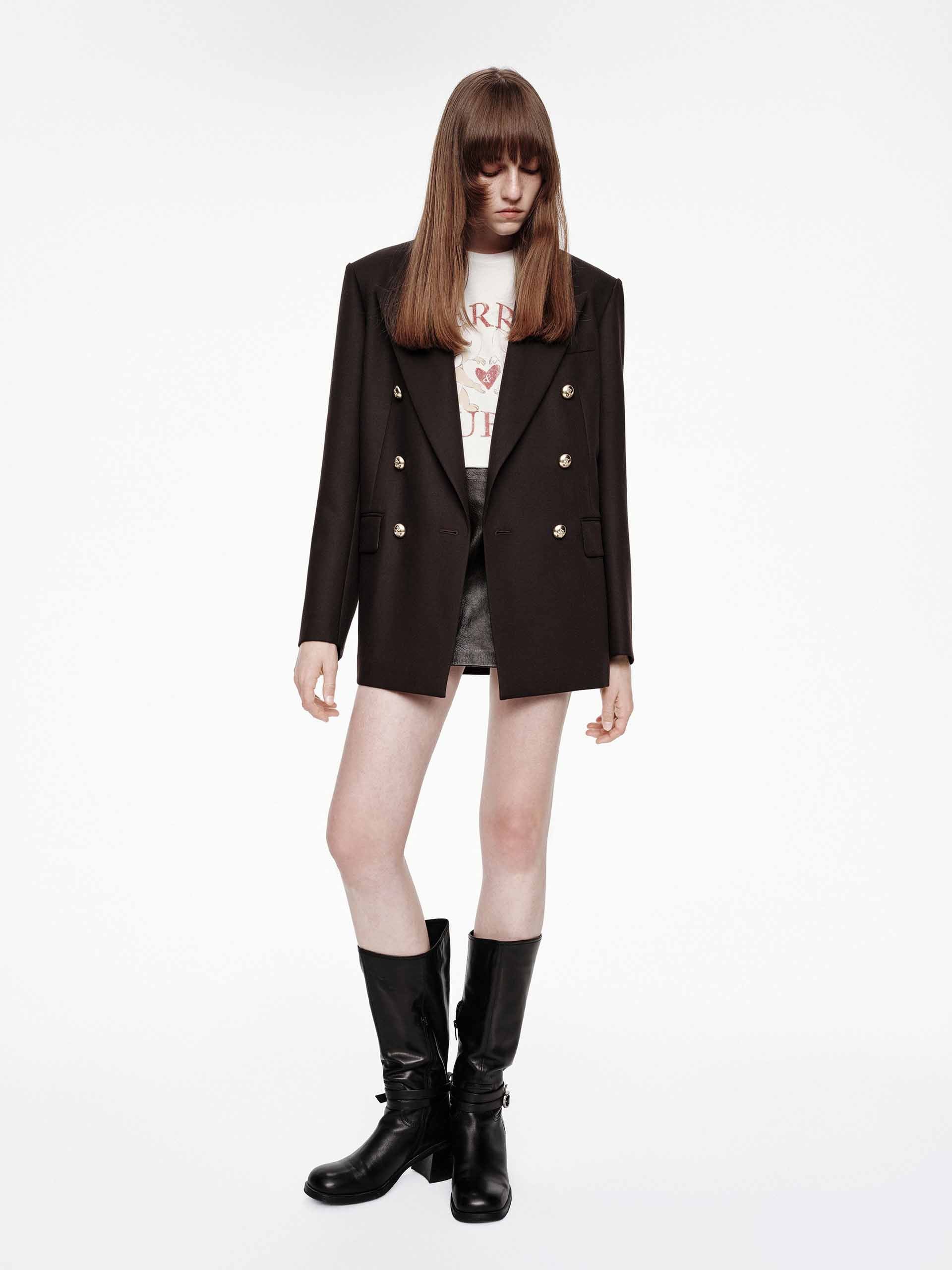 Metal Button Vintage Blazer