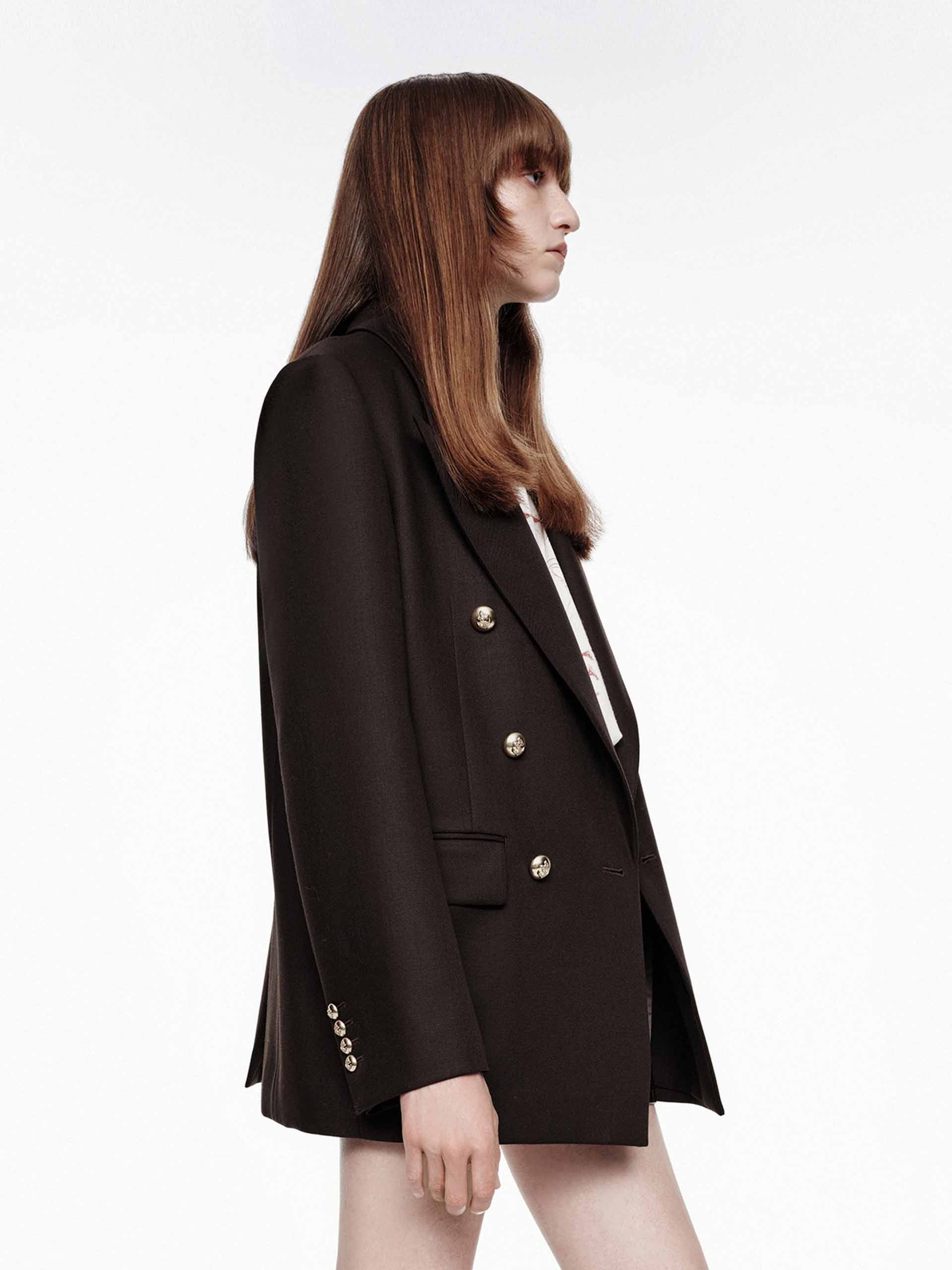Metal Button Vintage Blazer