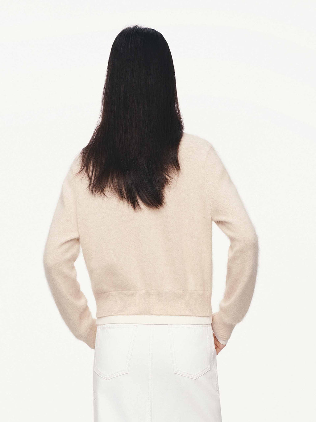 Layered Round Neck Cardigan