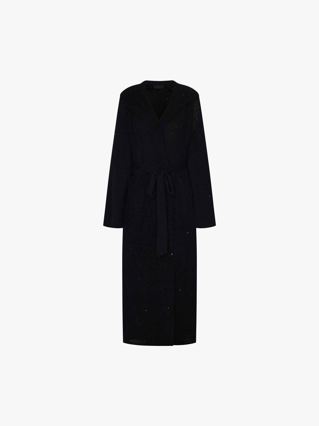 Sequin Detail Long Cardigan