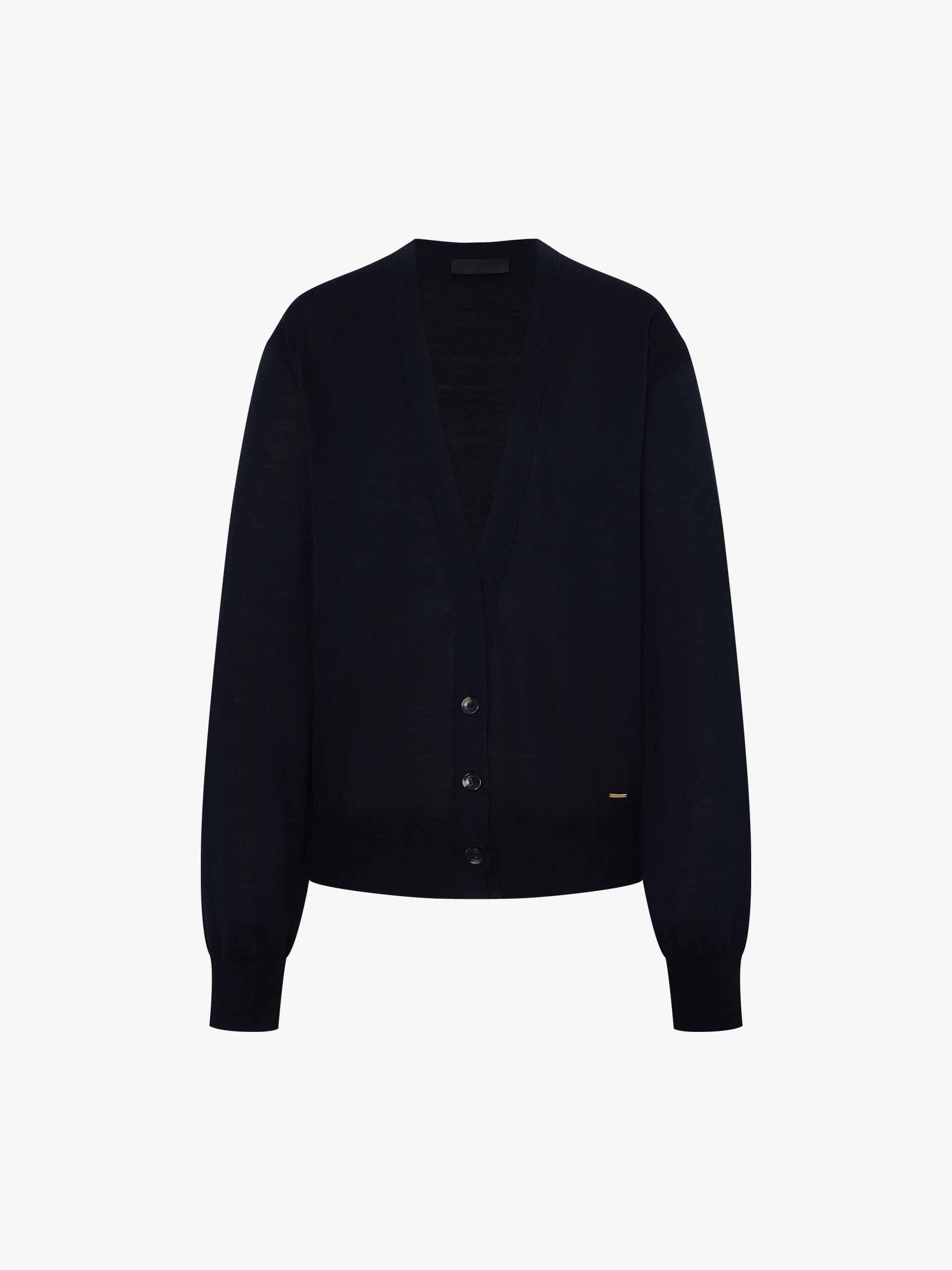 Silk Blend V-neck Cardigan