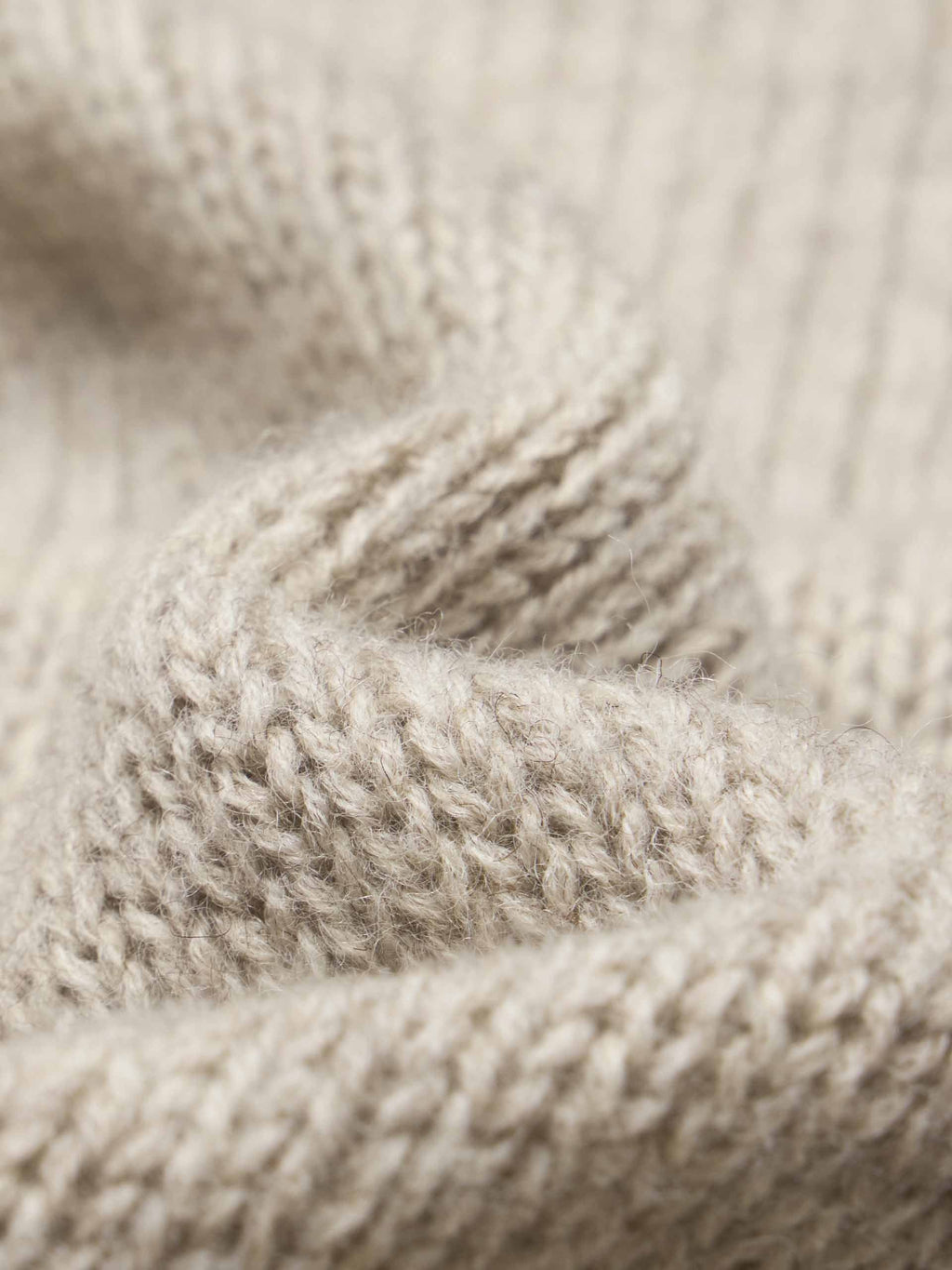 Ripped Detail Wool Cardigan