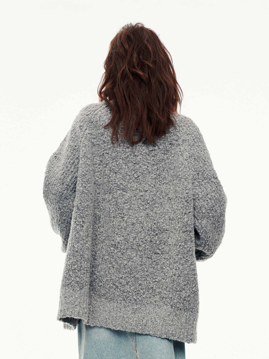 Wool Blend Button Cardigan