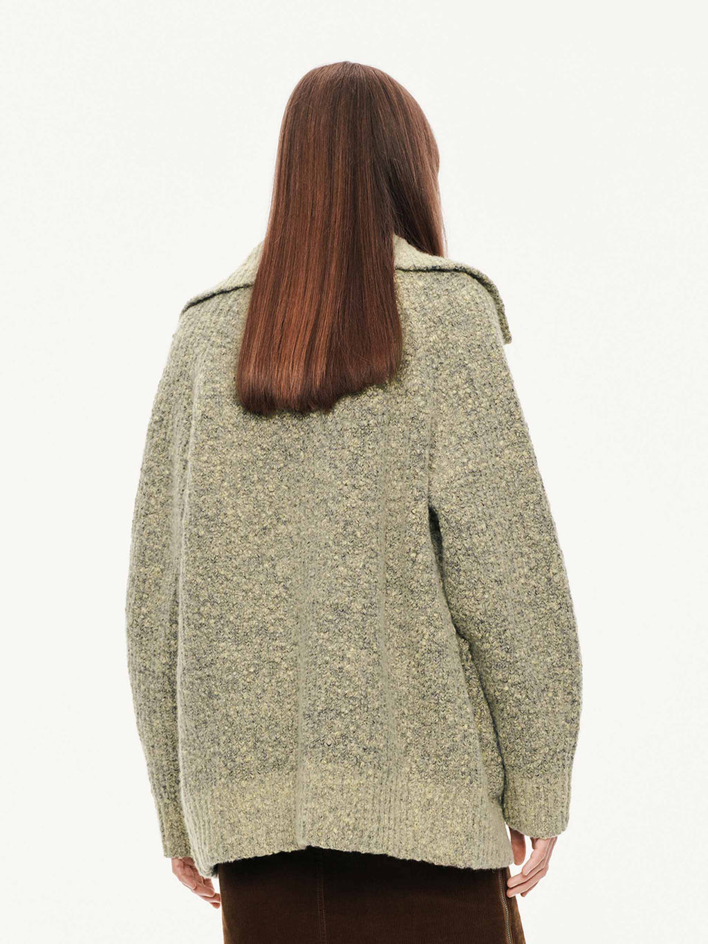 Wool Blend Button Cardigan