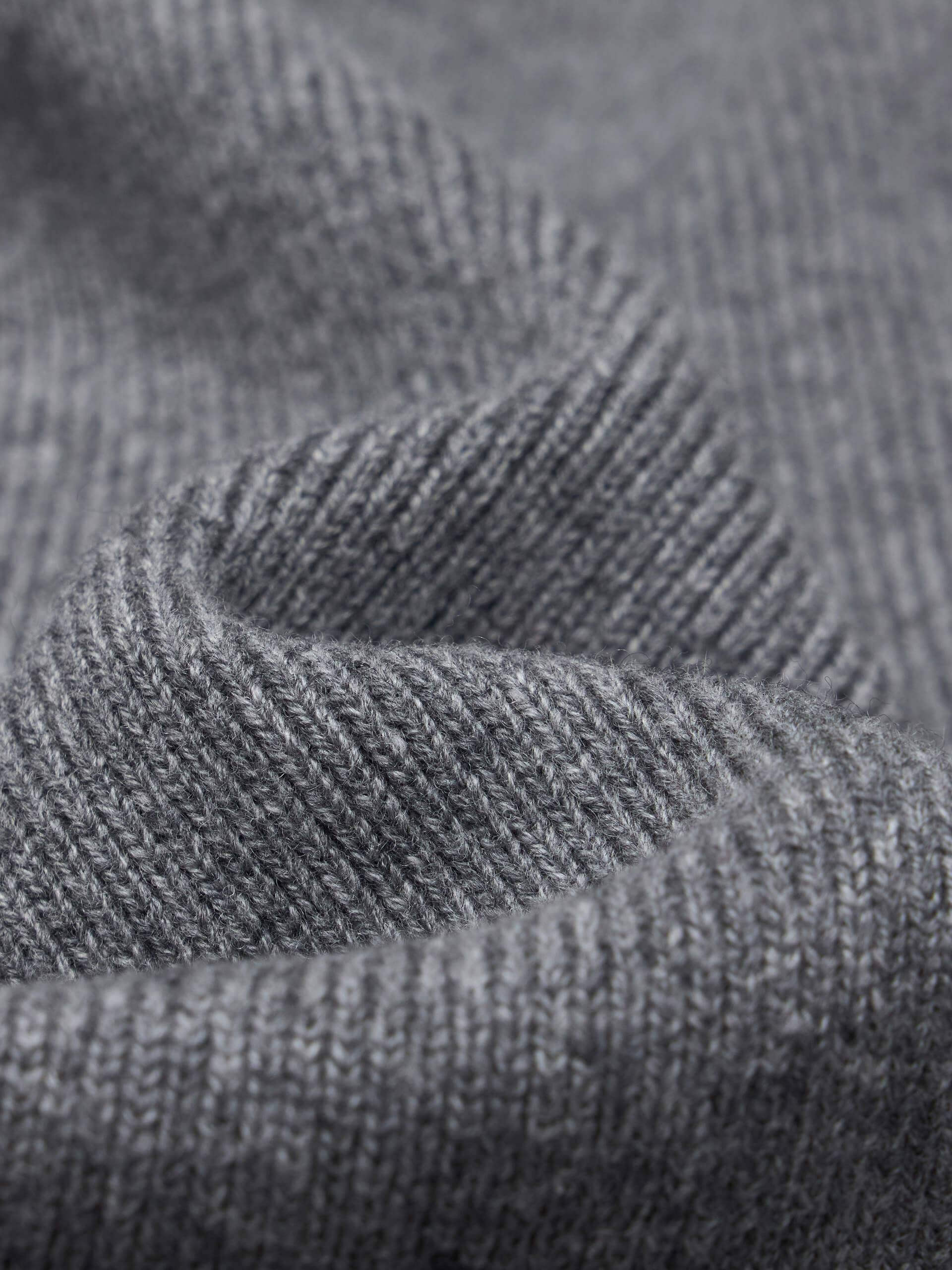 Layered Trim Knit Cardigan