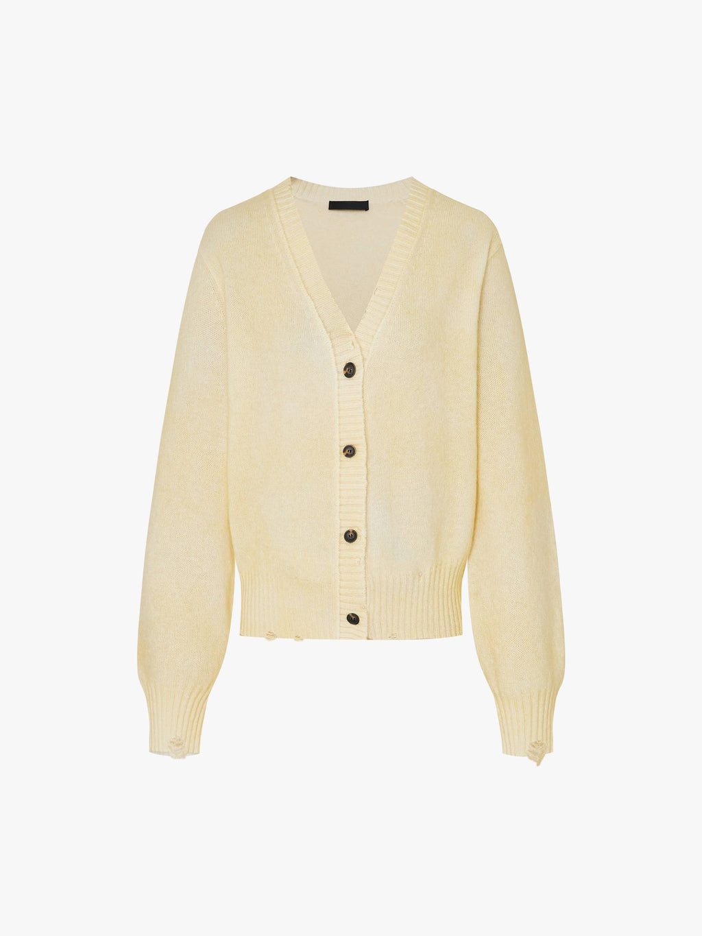 V-neck Ripped Cardigan