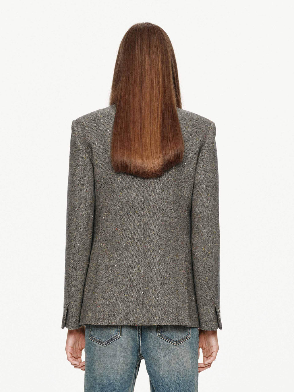 Donegal Tweed Button Coat