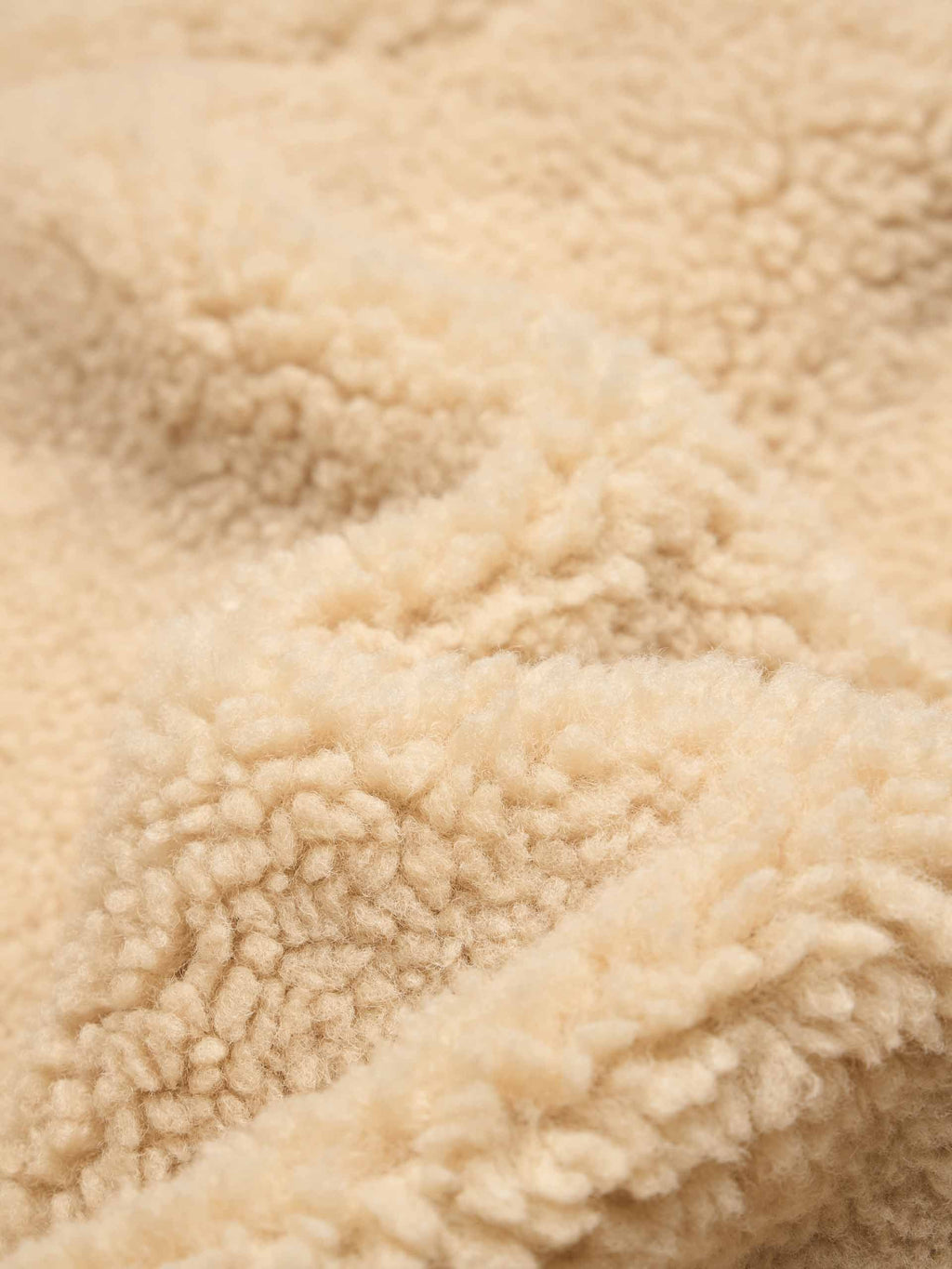Faux Shearling Button Coat