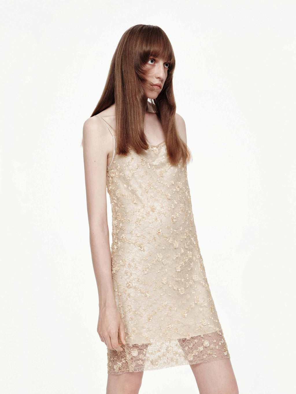 Sequin Detail Cami Dress