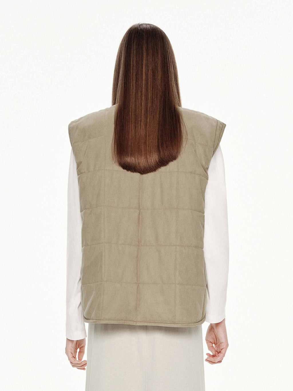 Reversible Sleeveless Down Jacket