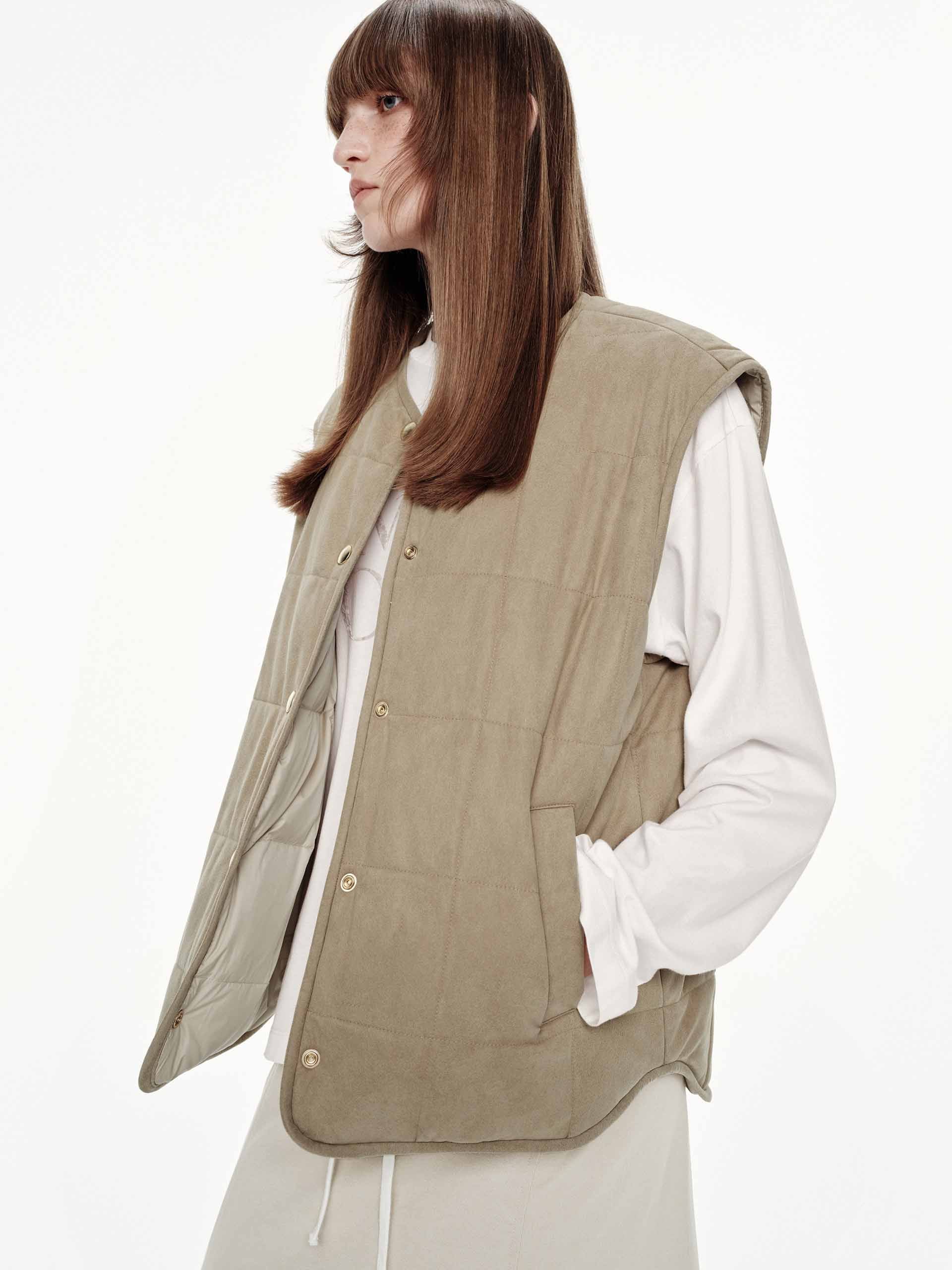 Reversible Sleeveless Down Jacket