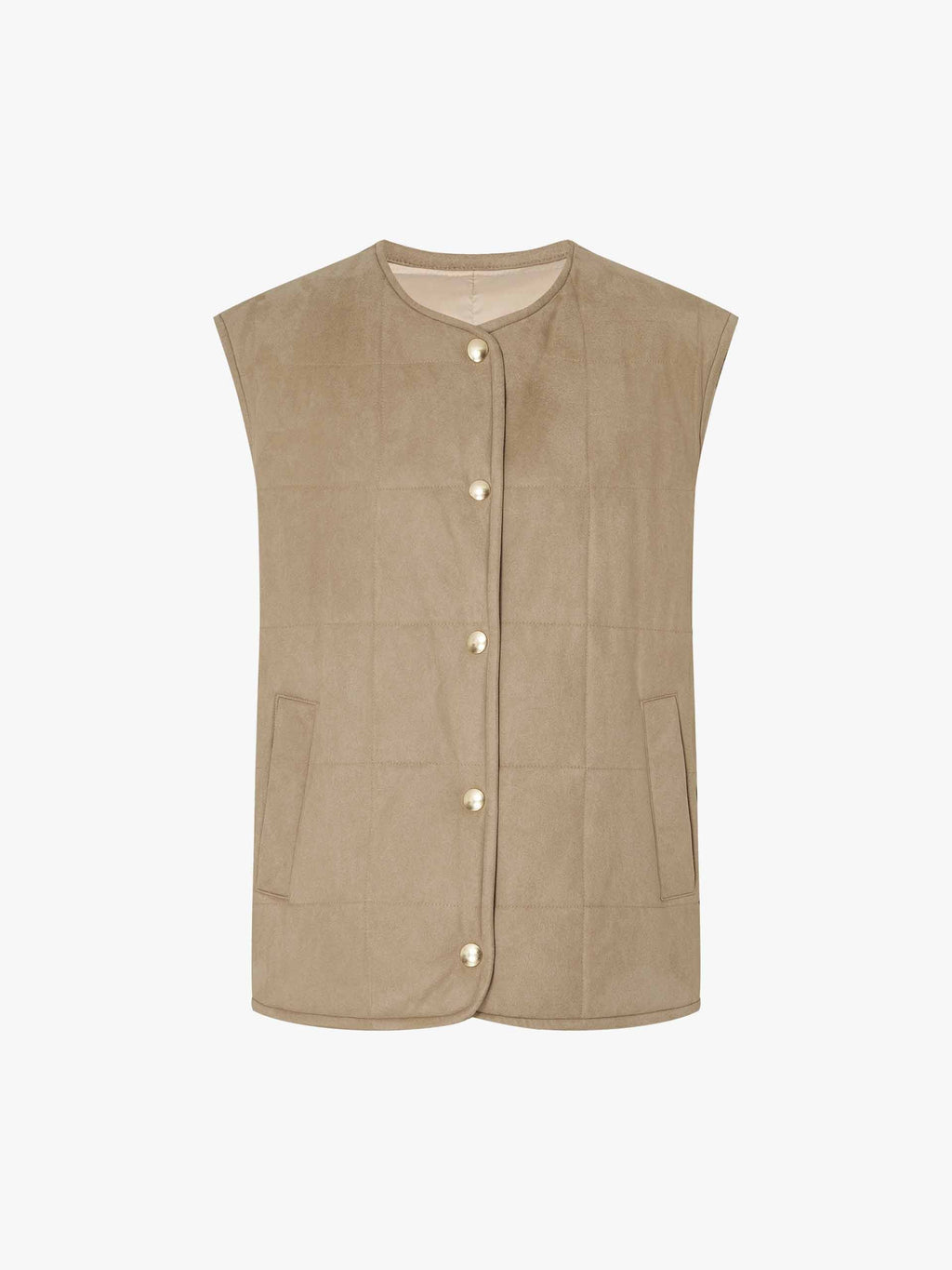 Reversible Sleeveless Down Jacket