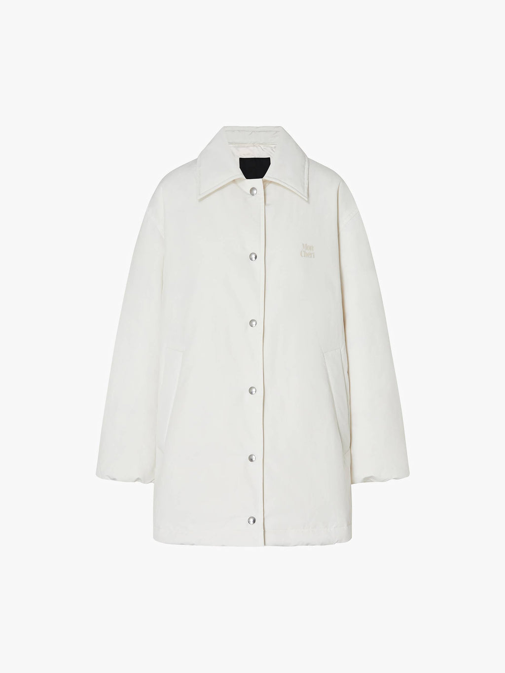 Snap Button Quilted Down Jacket