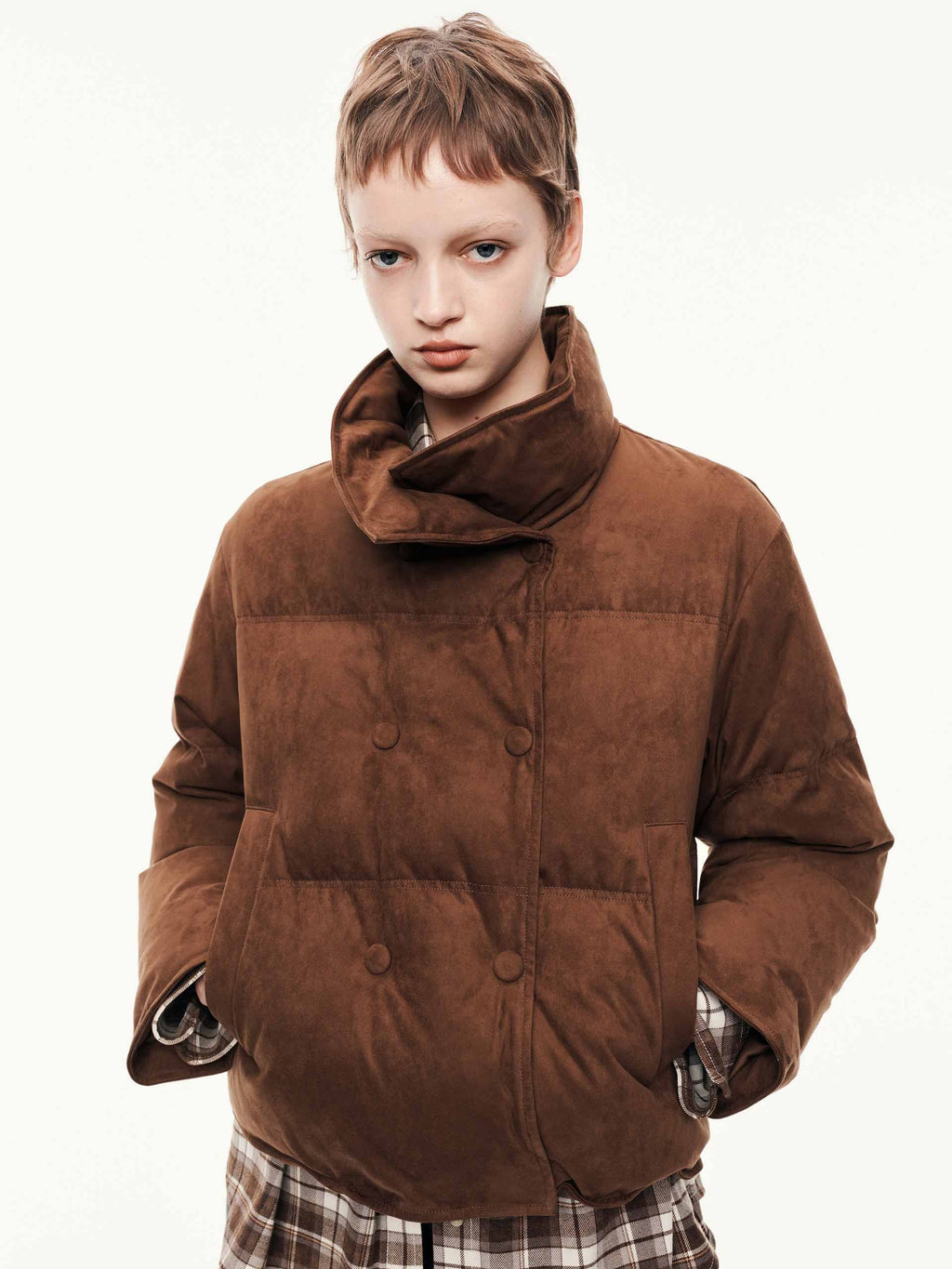 Double Breasted Down Jacket