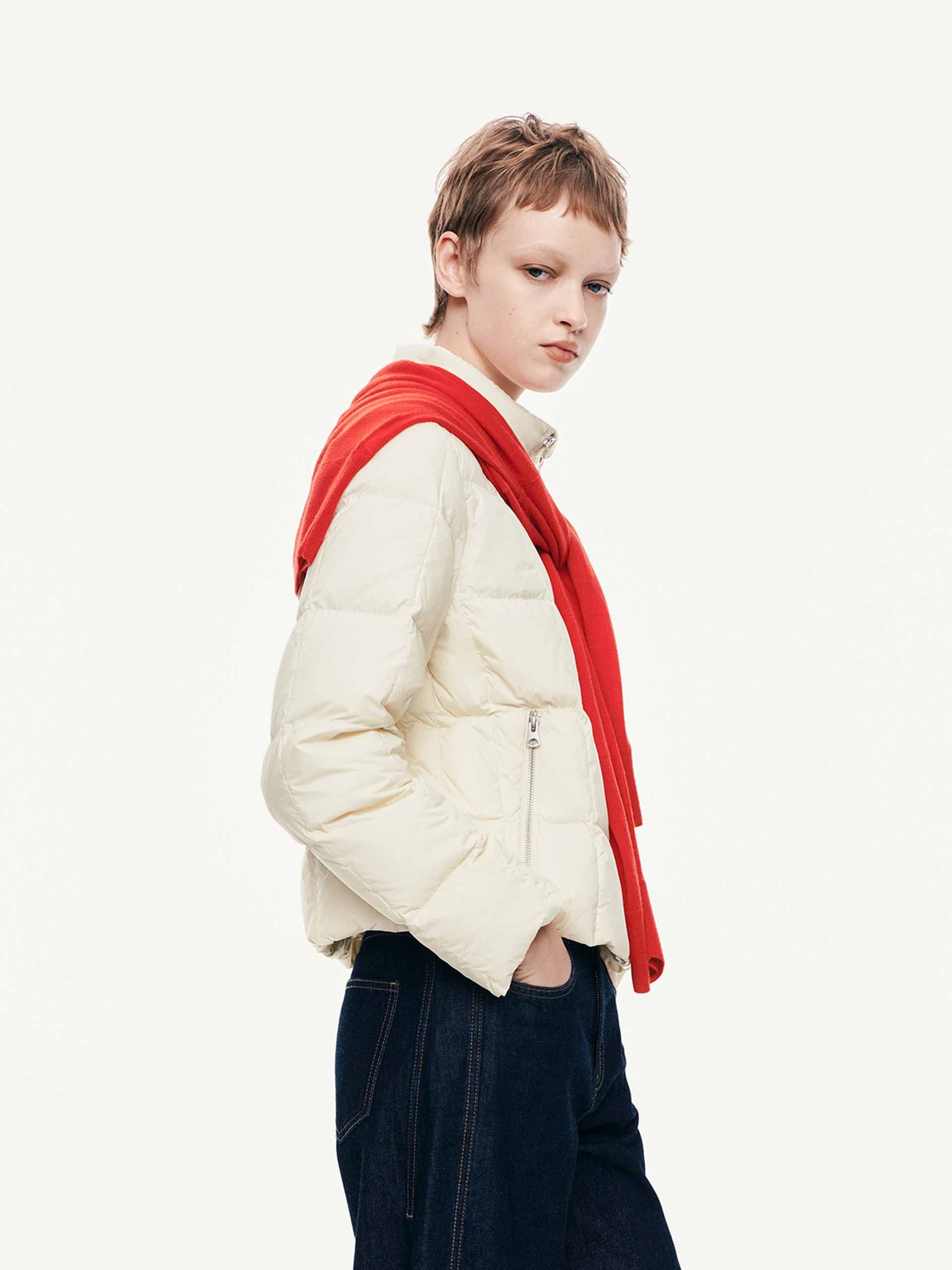 Lightweight Zipper Down Jacket