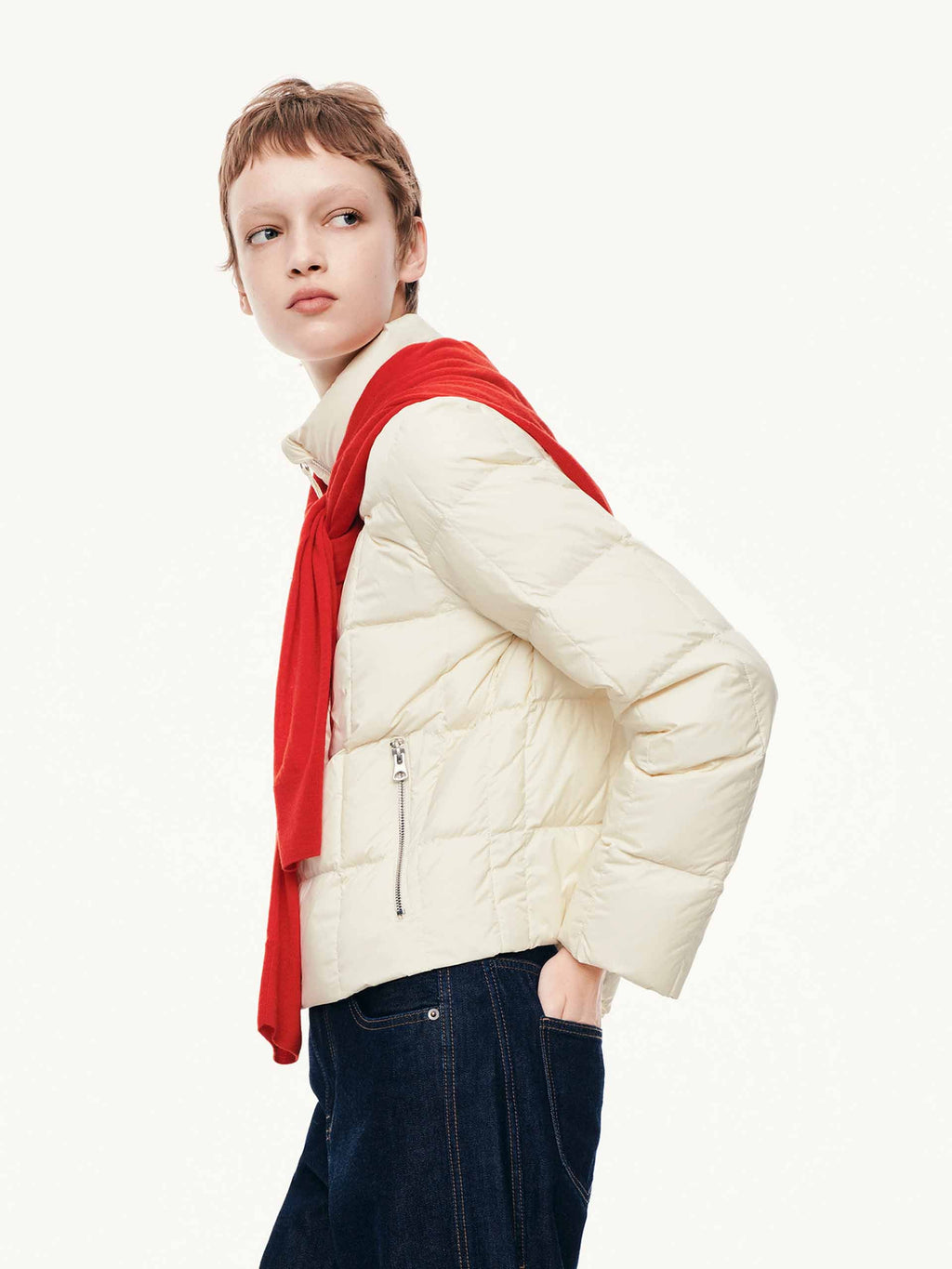 Lightweight Zipper Down Jacket