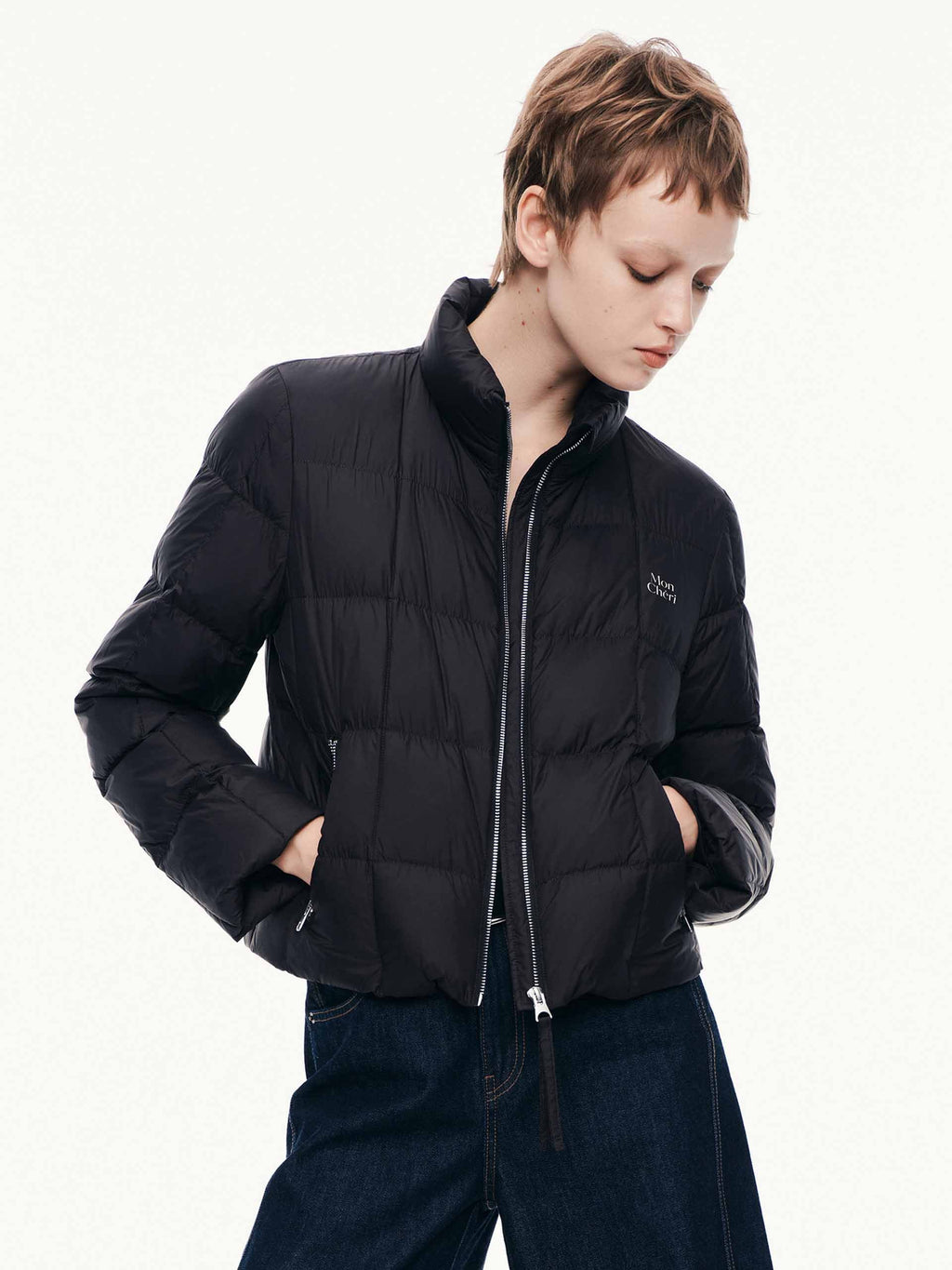 Lightweight Zipper Down Jacket