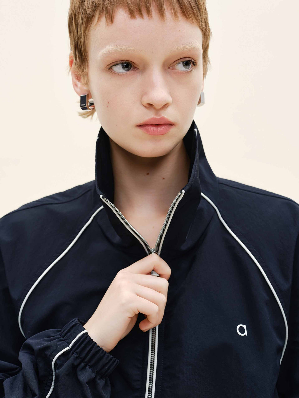 Zipper Closure Sport Jacket
