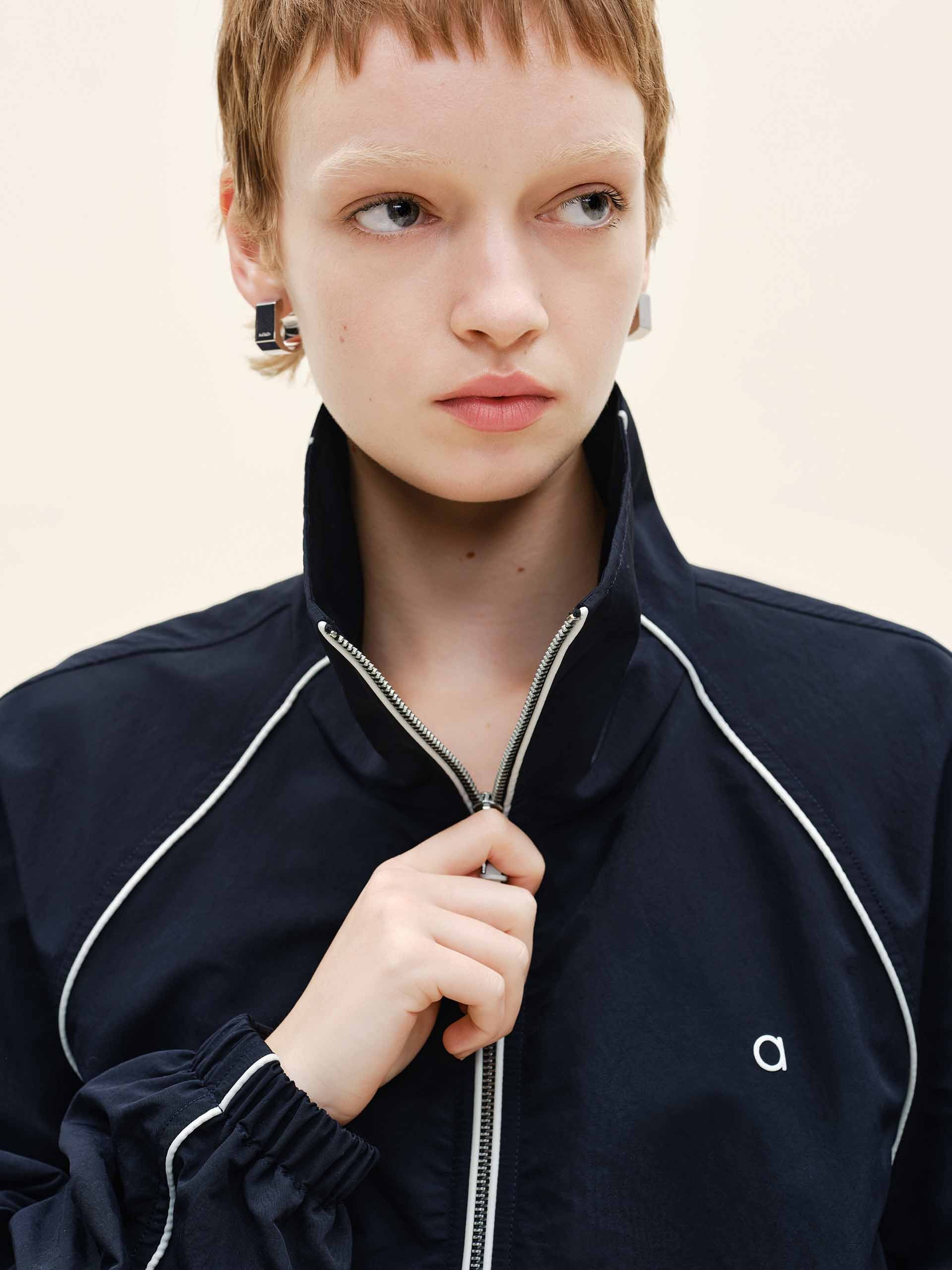 Zipper Closure Sport Jacket