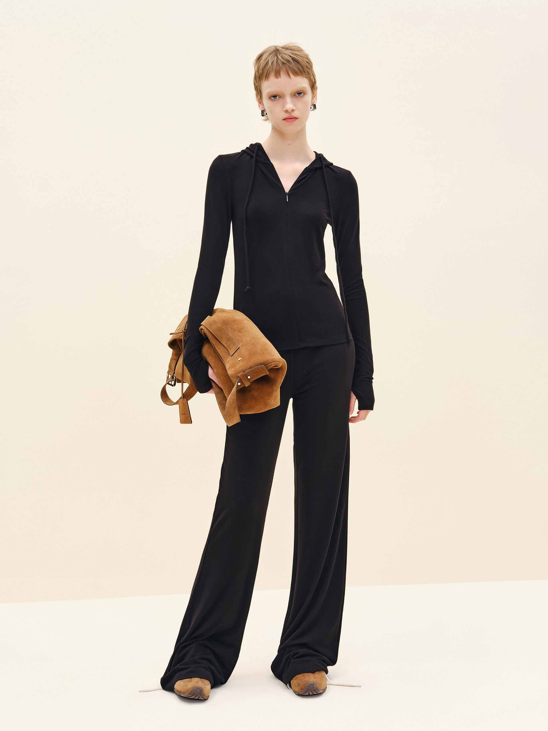 Drawstring Hooded Jacket