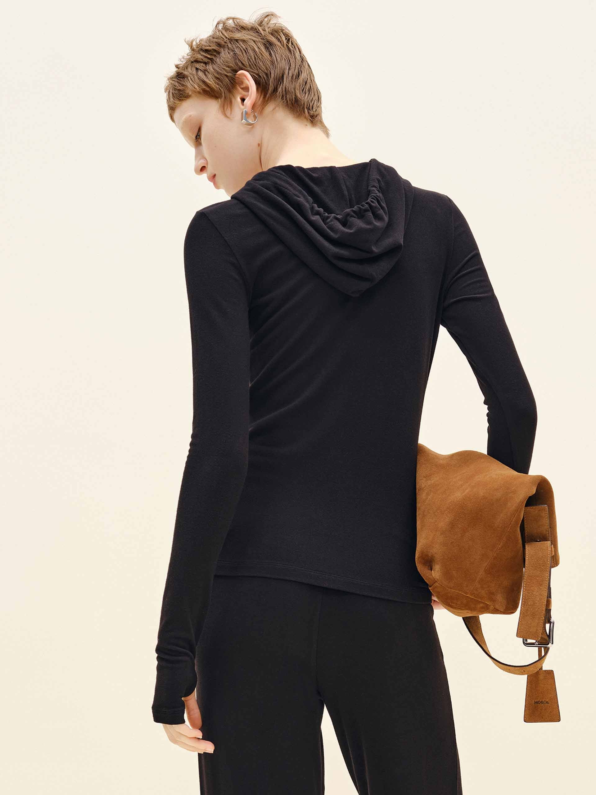 Drawstring Hooded Jacket