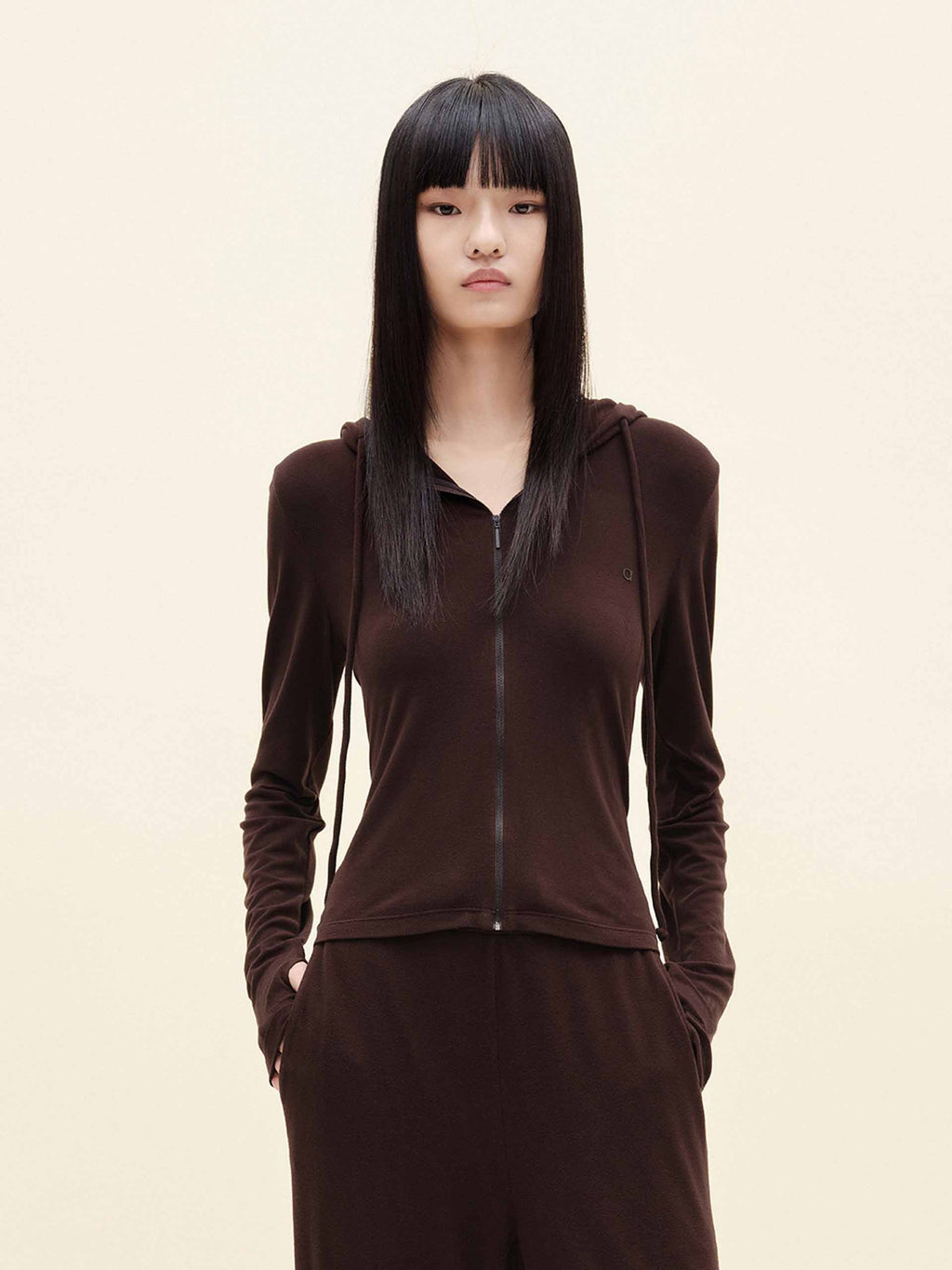 Drawstring Hooded Jacket